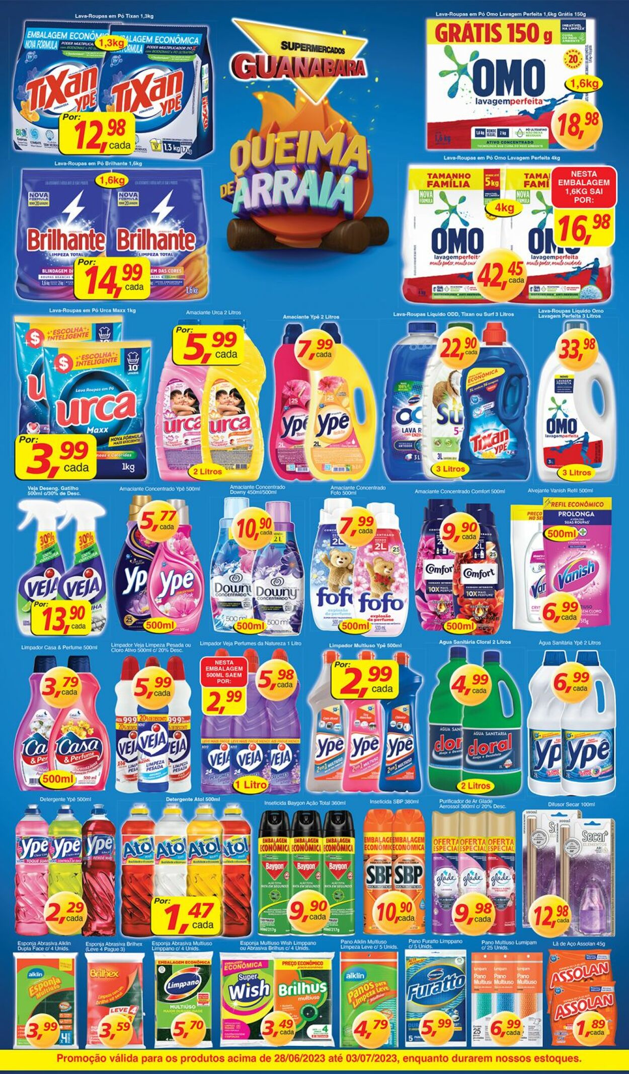 Supermercados Guanabara Folheto Promocional Válido de 28 06 a 03 07