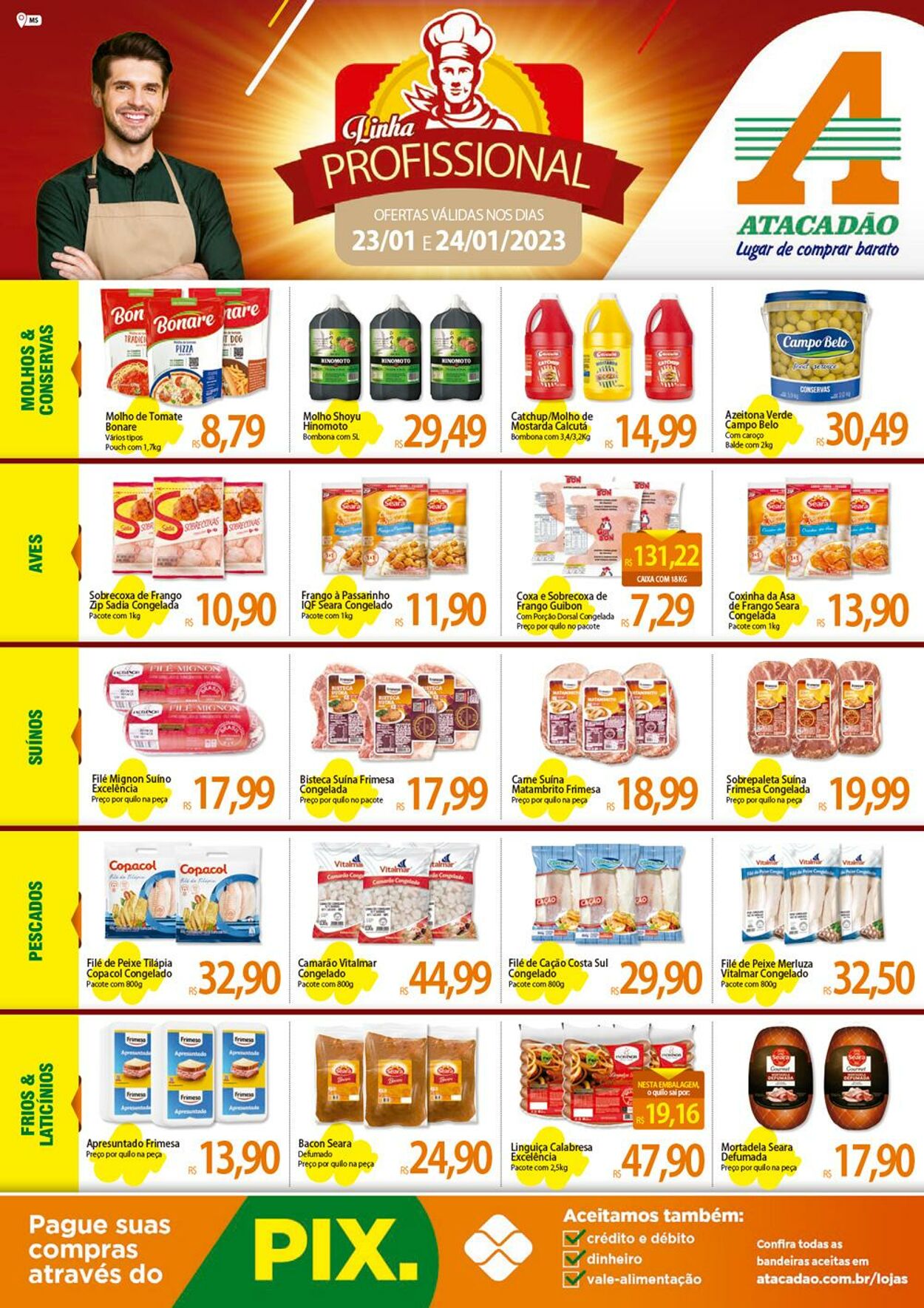 Atacadão Folheto Promocional - Válido De 23.01 A 24.01 - Página Nº 1 ...