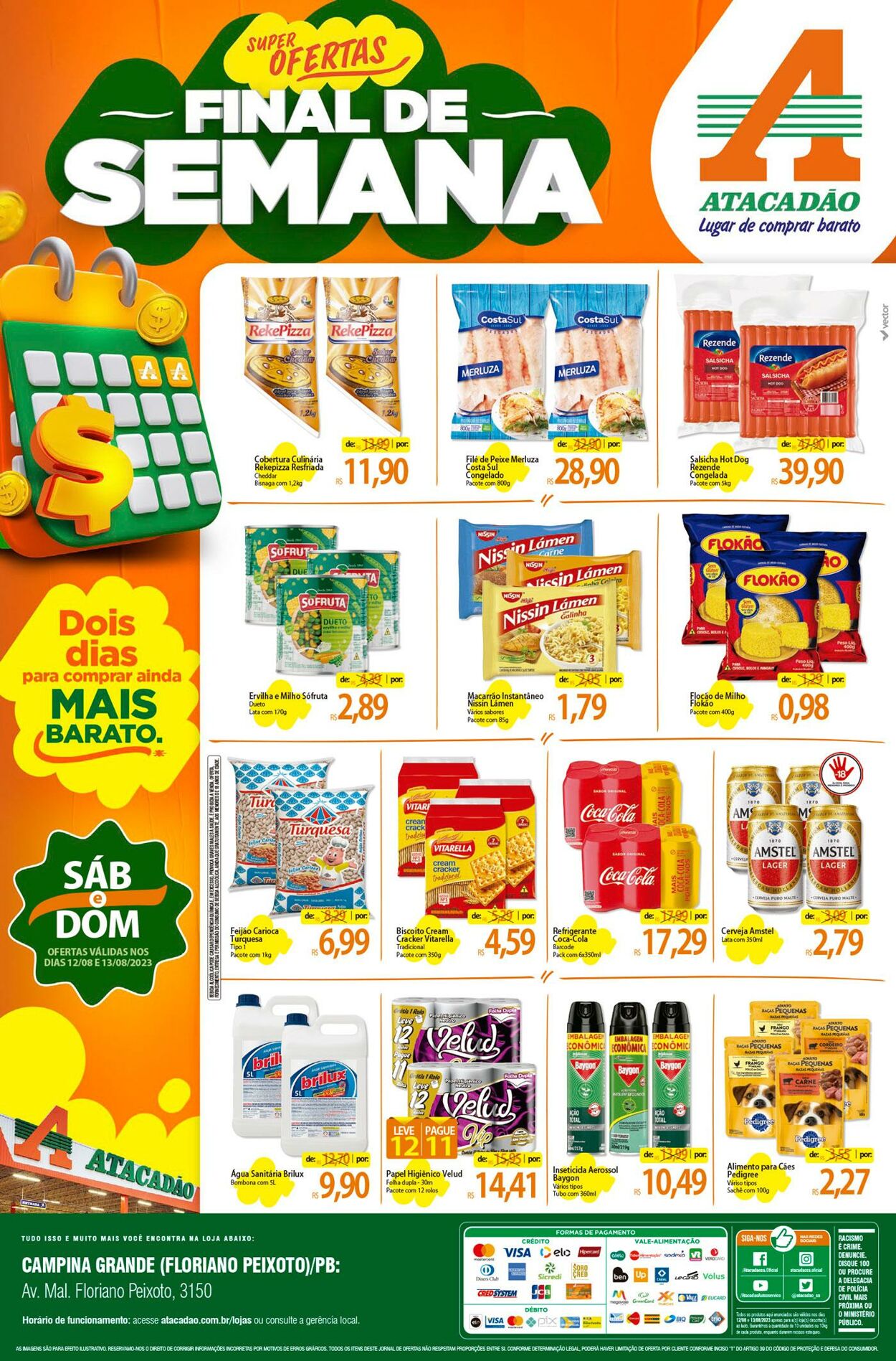 Atacadão dos calçados campina sales grande