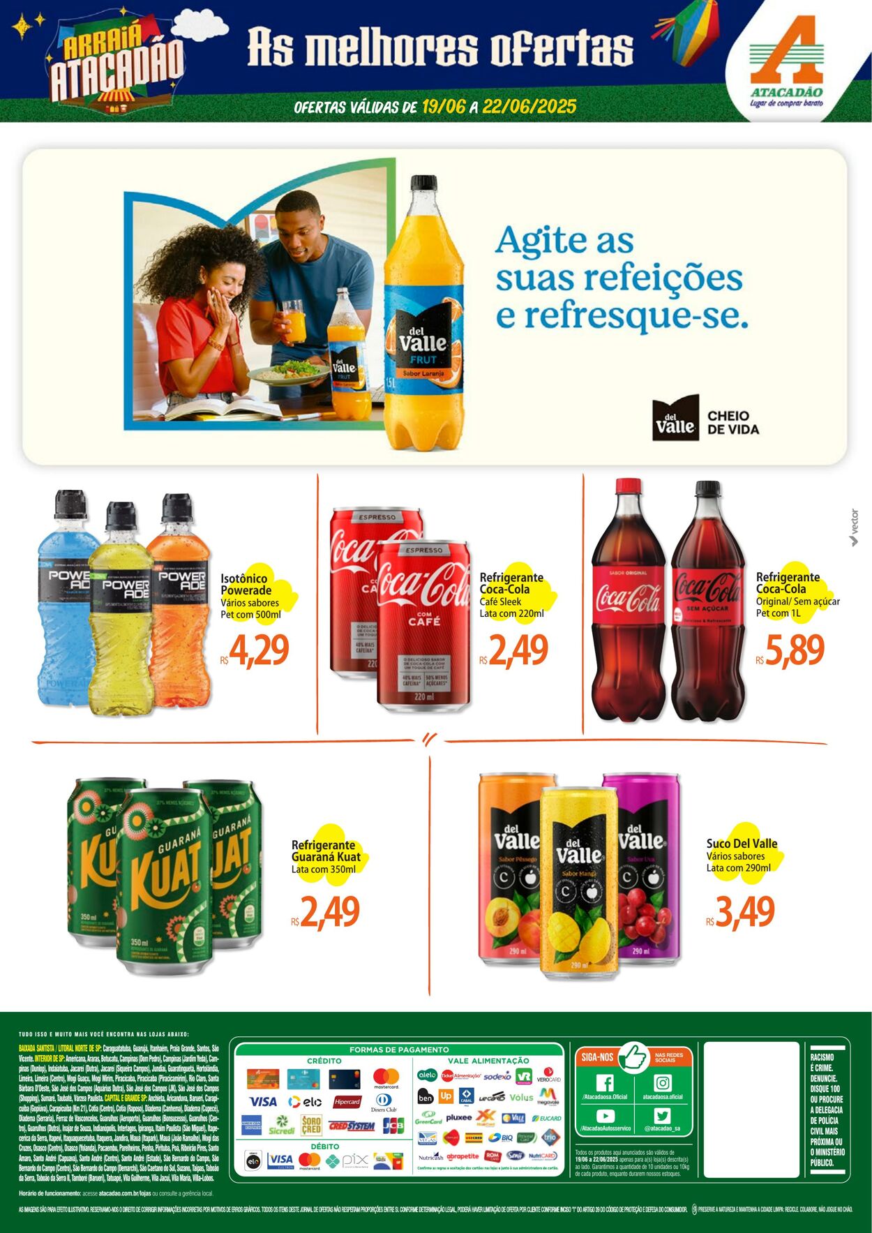 Folheto Atacadão 19.06.2025 - 22.06.2025