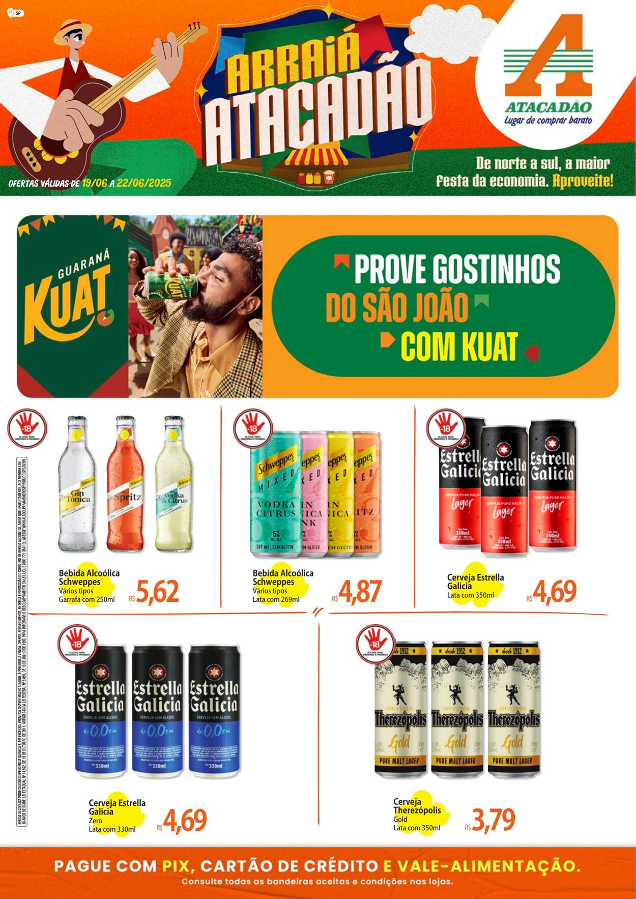 Folheto Atacadão 19.06.2025 - 22.06.2025