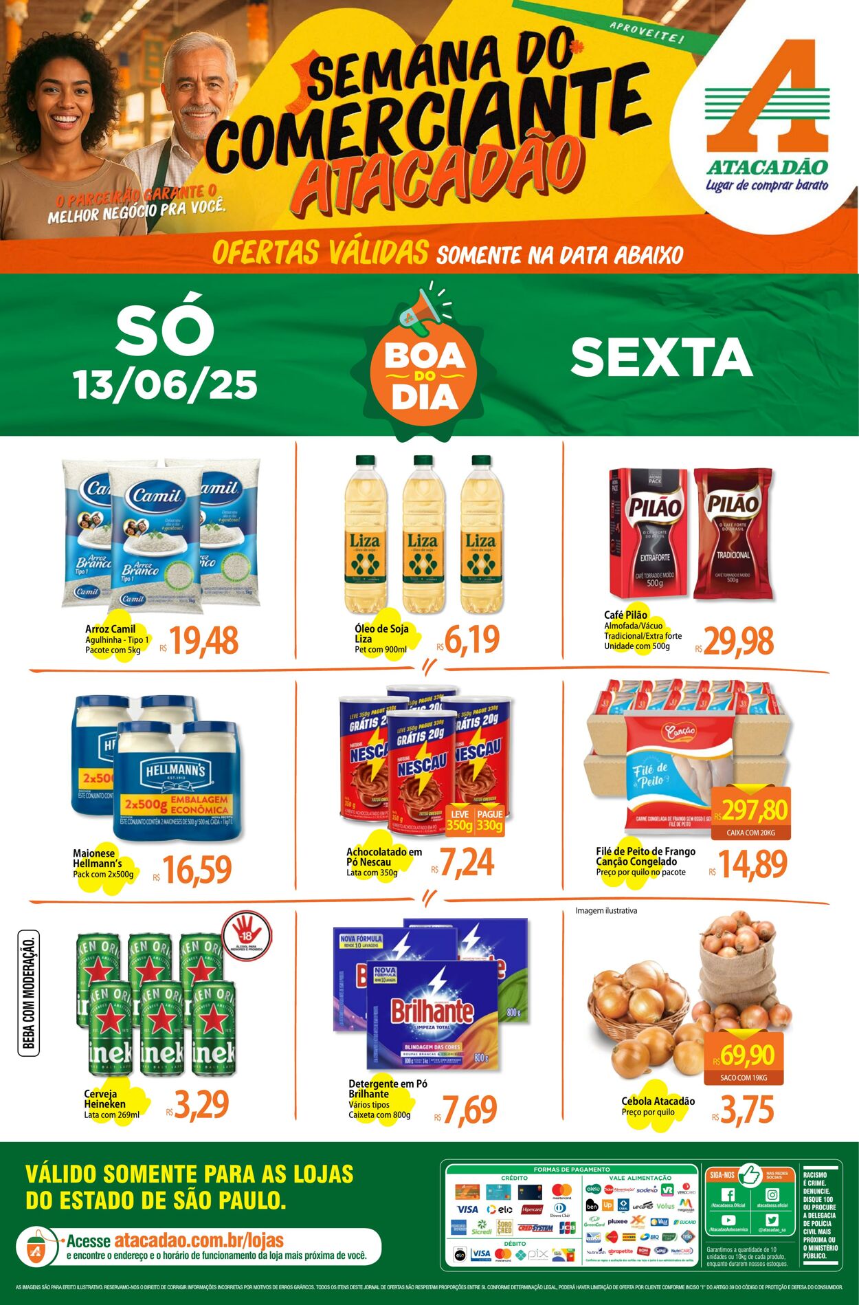 Folheto Atacadão 13.06.2025 - 13.06.2025