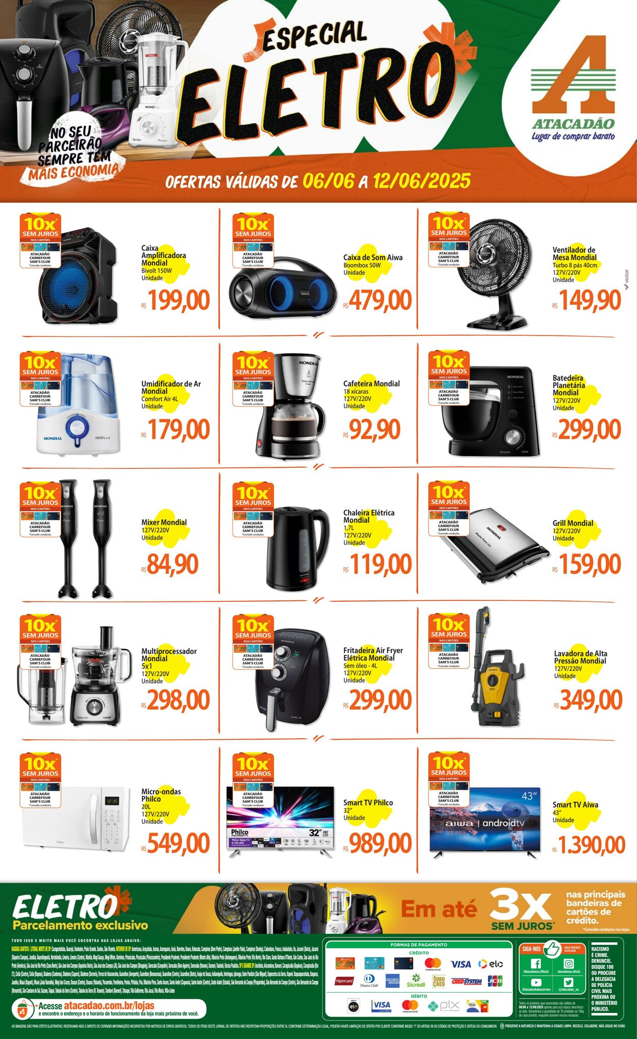 Folheto Atacadão 06.06.2025 - 12.06.2025