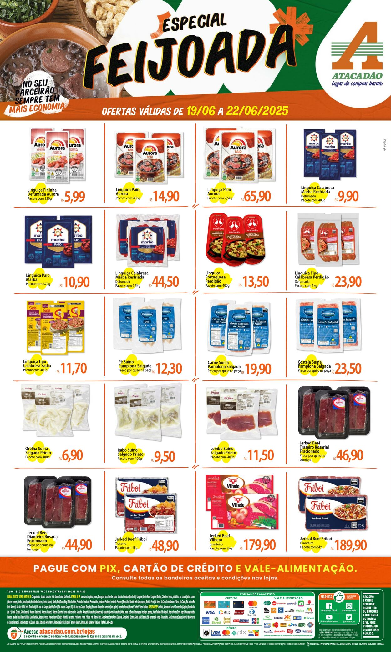 Folheto Atacadão 19.06.2025 - 22.06.2025