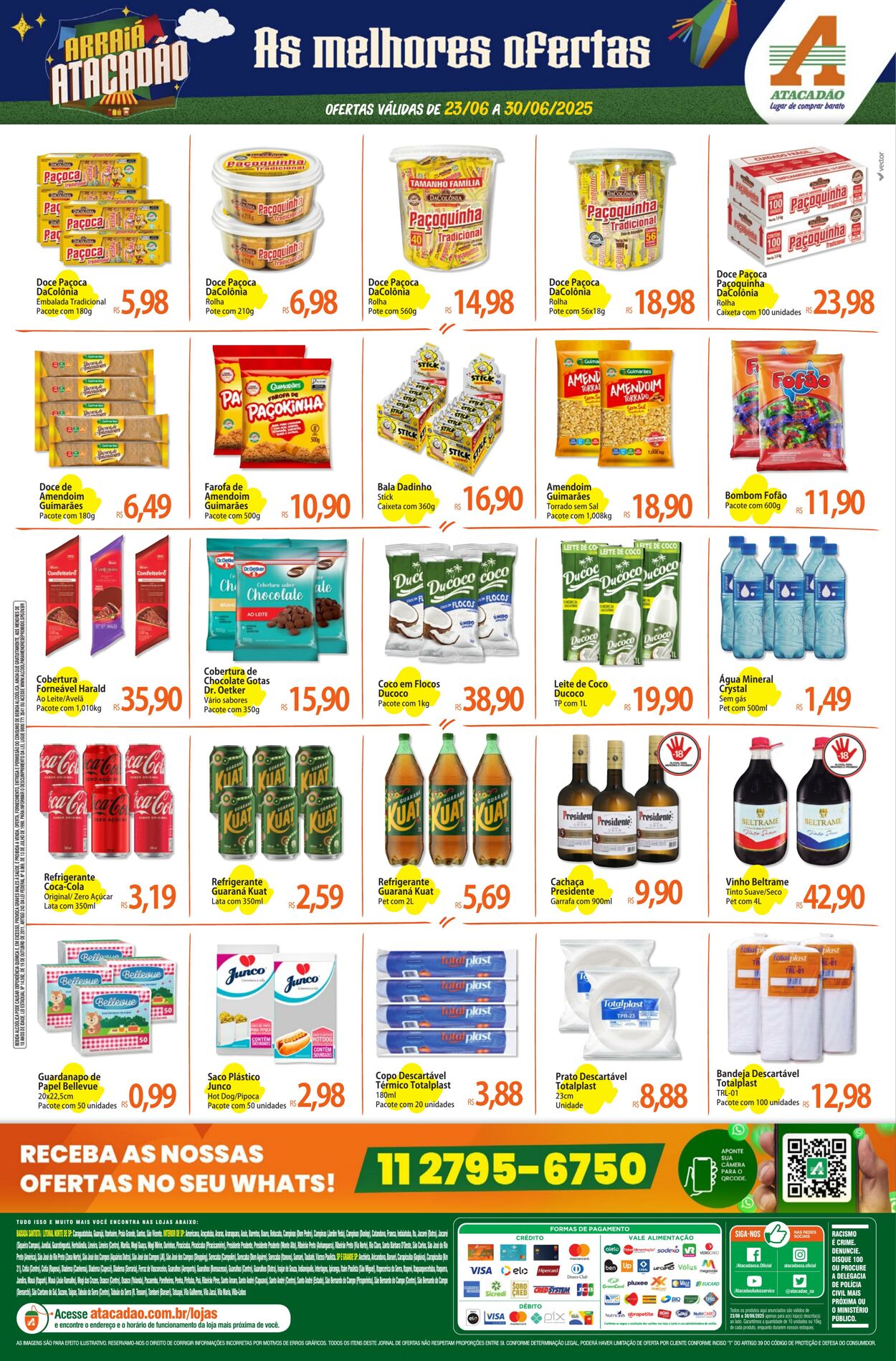 Folheto Atacadão 23.06.2025 - 30.06.2025