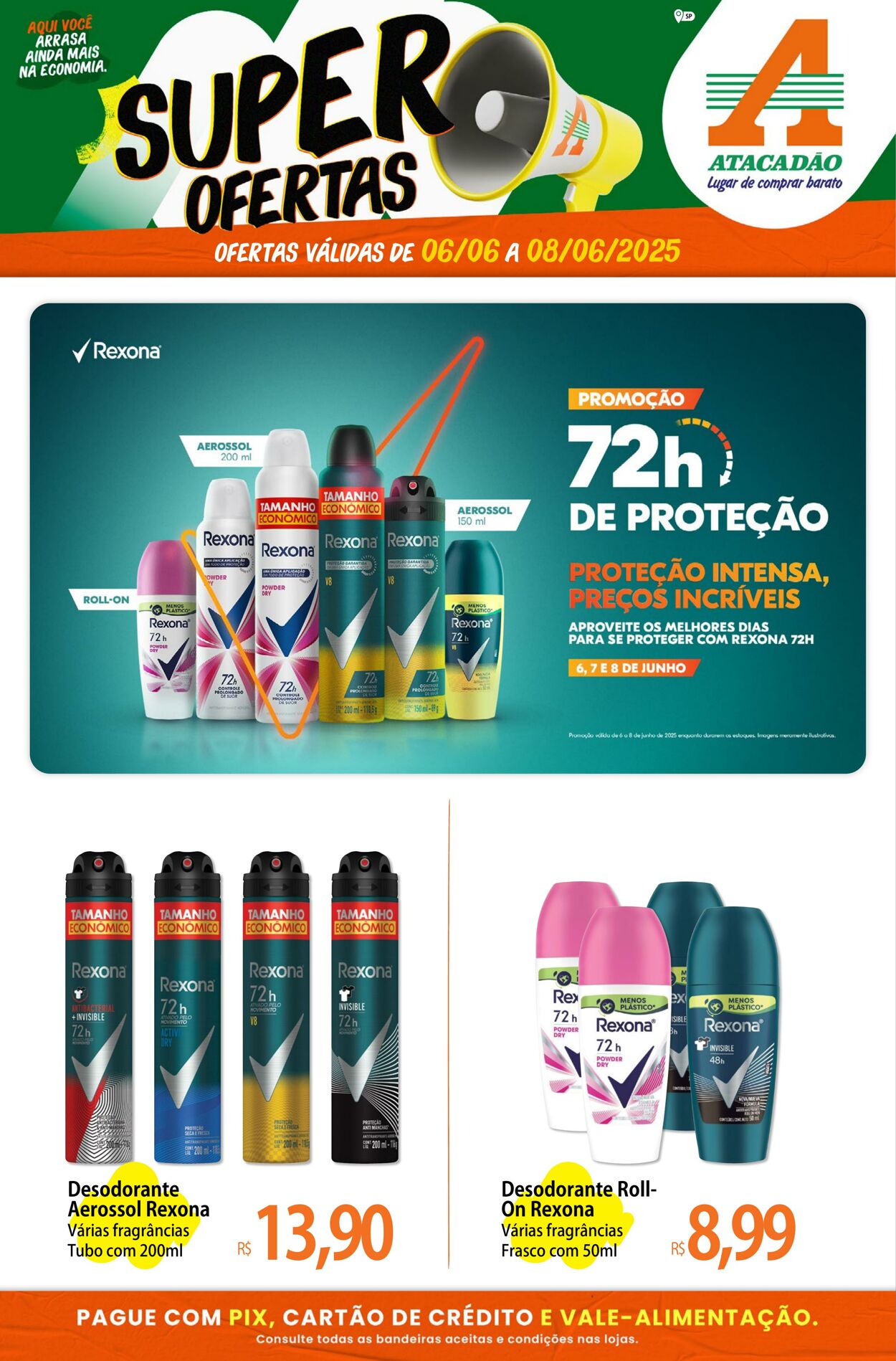Folheto Atacadão 06.06.2025 - 08.06.2025