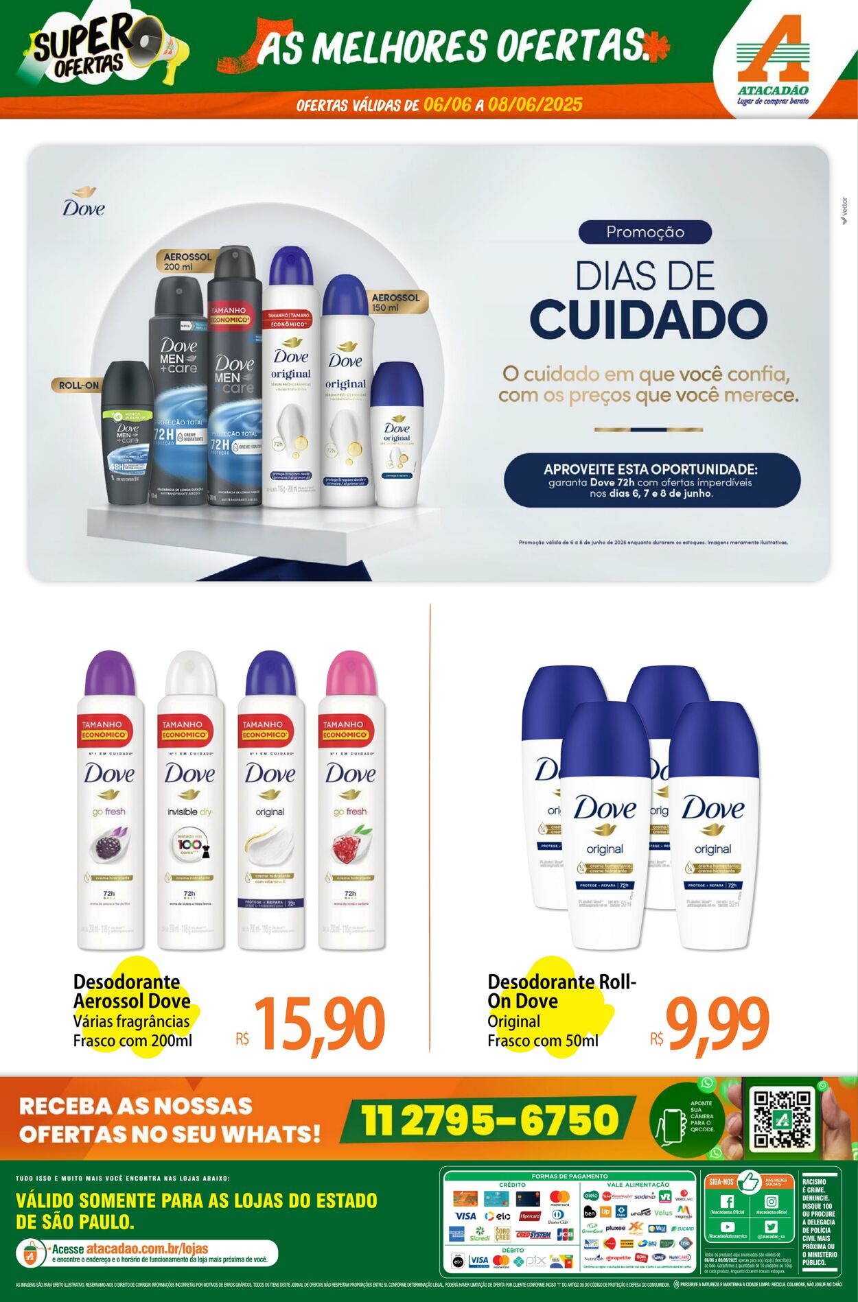 Folheto Atacadão 06.06.2025 - 08.06.2025
