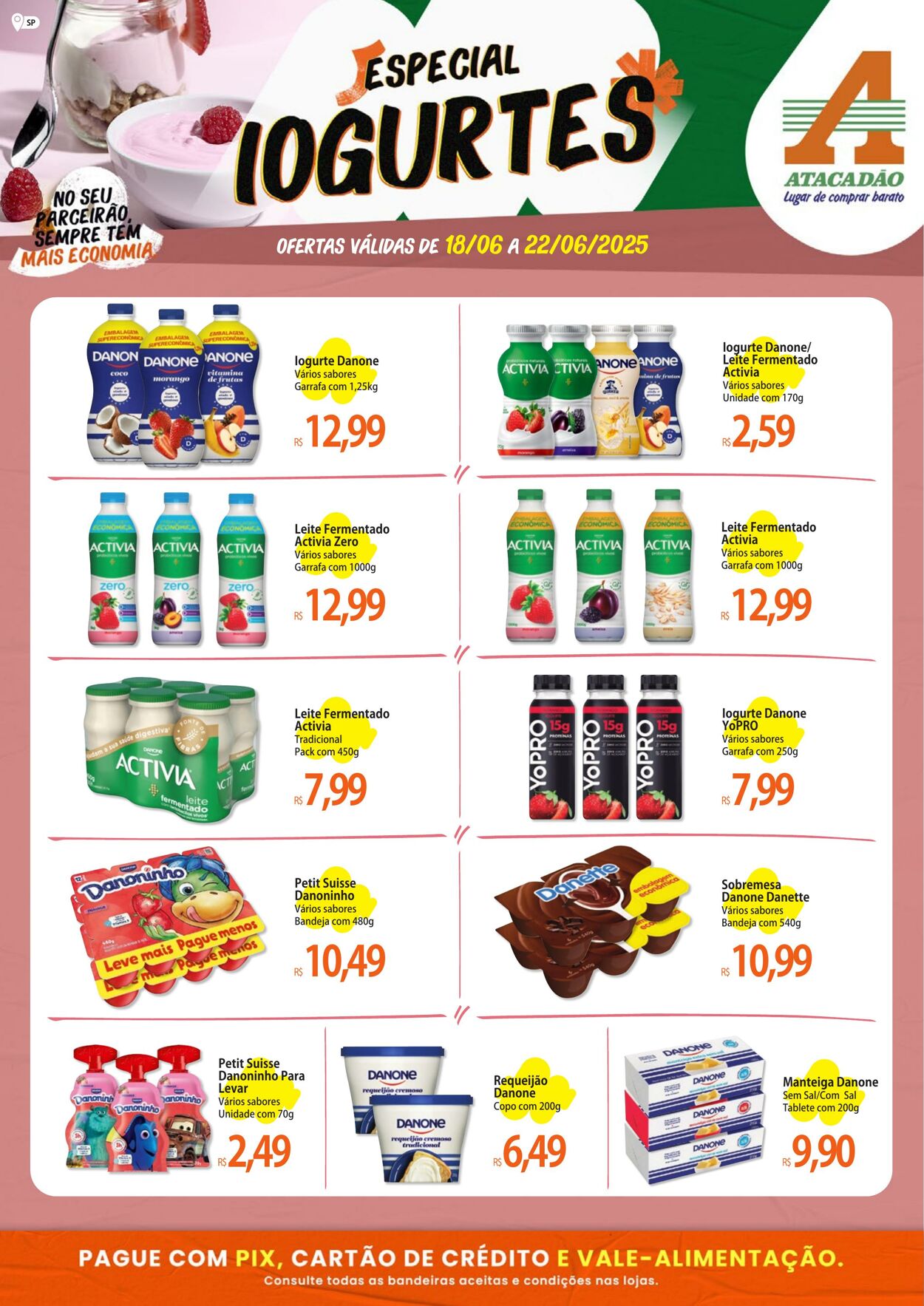 Folheto Atacadão 18.06.2025 - 22.06.2025