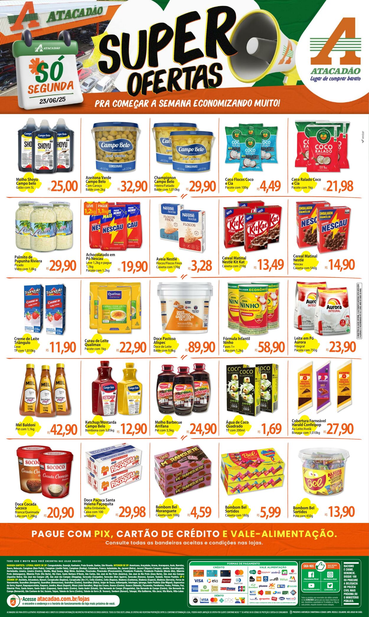 Folheto Atacadão 23.06.2025 - 23.06.2025