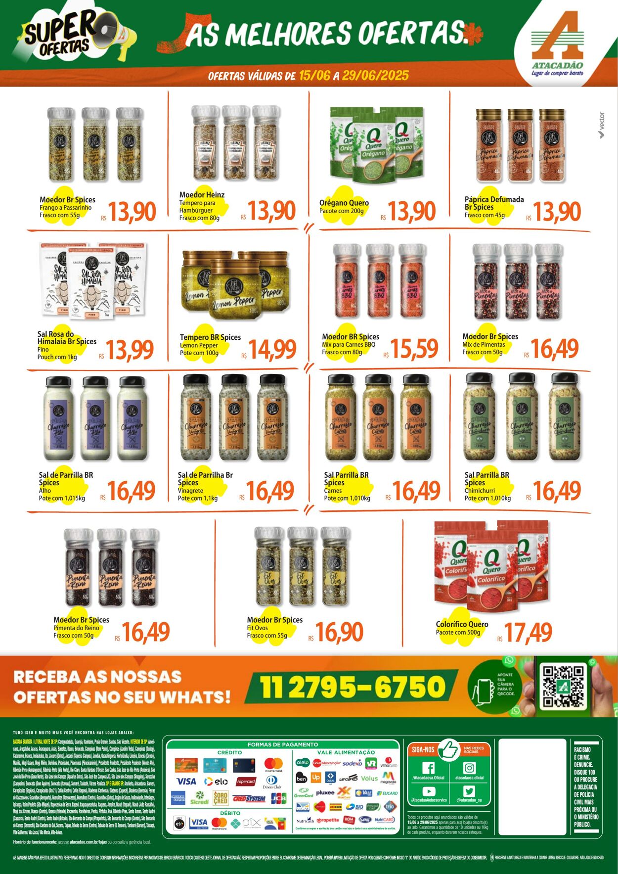 Folheto Atacadão 15.06.2025 - 29.06.2025