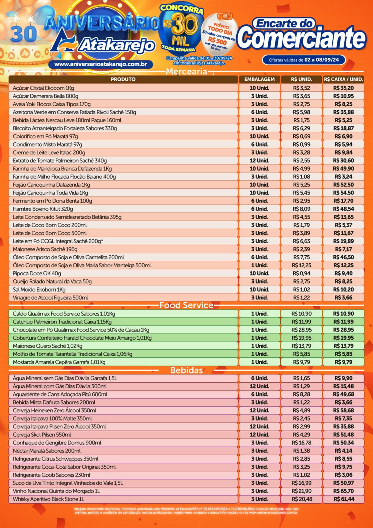 Folheto Atakadão Atakarejo 05.09.2024 - 01.10.2024