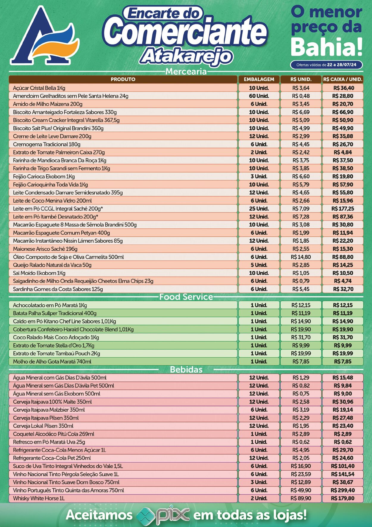 Folheto Atakadão Atakarejo 24.07.2024 - 29.07.2024
