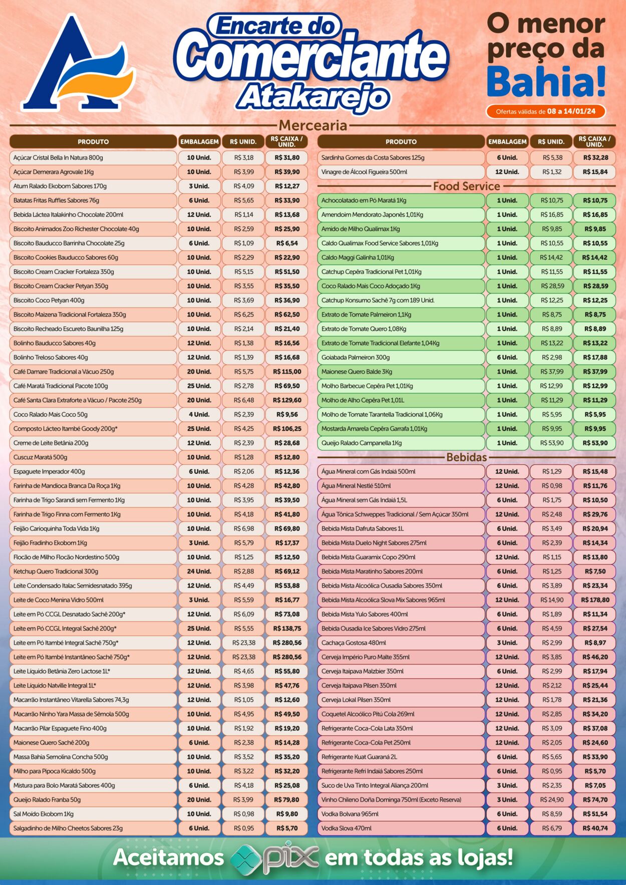 Folheto Atakadão Atakarejo 08.01.2024 - 14.01.2024