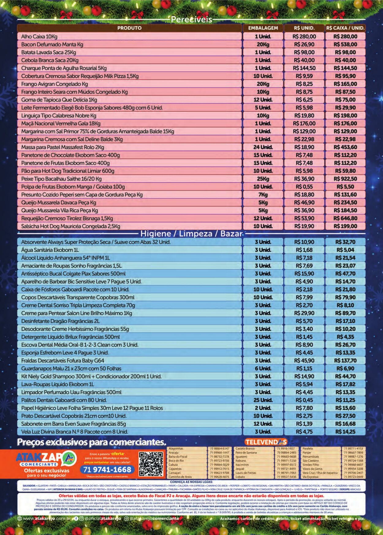 Folheto Atakadão Atakarejo 23.12.2024 - 30.12.2024