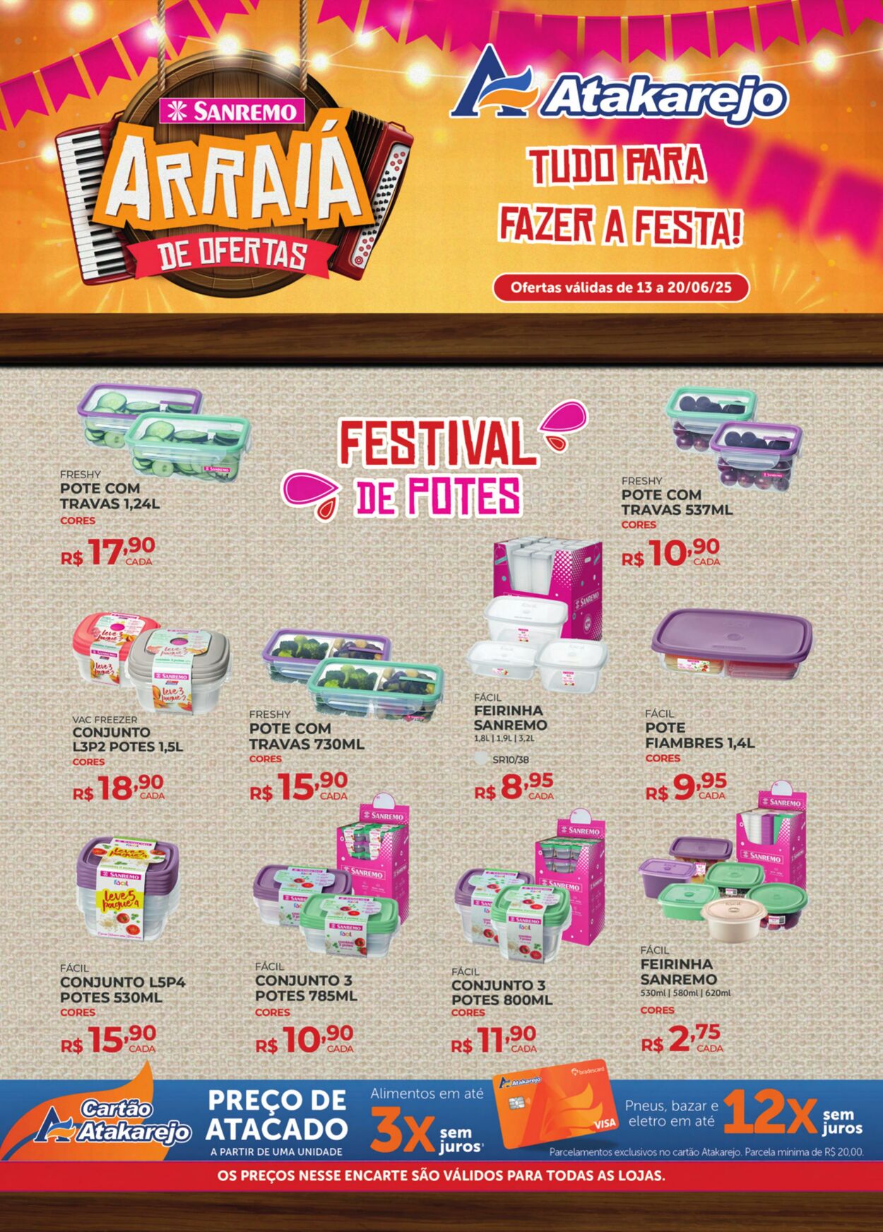 Folheto Atakadão Atakarejo 13.06.2025 - 20.06.2025