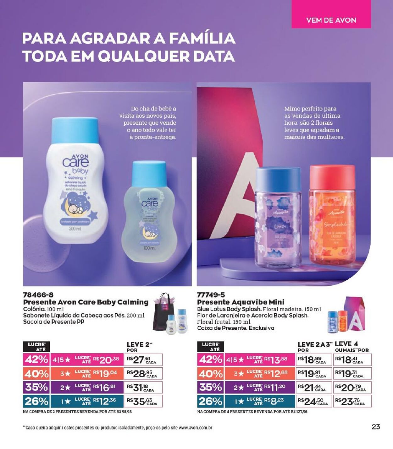 Folheto Avon 14.08.2023 - 03.09.2023