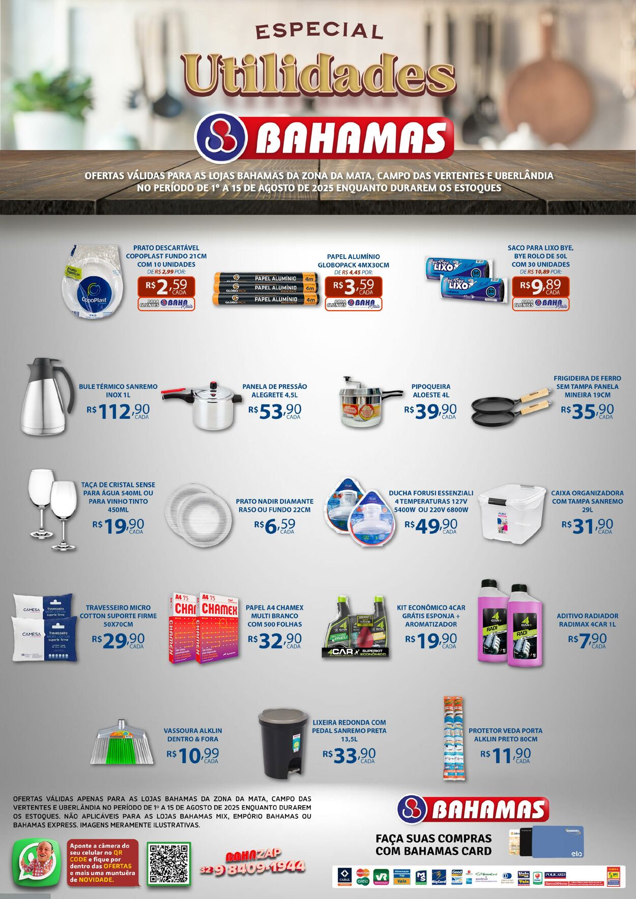 Folheto Bahamas 05.08.2025 - 15.08.2025