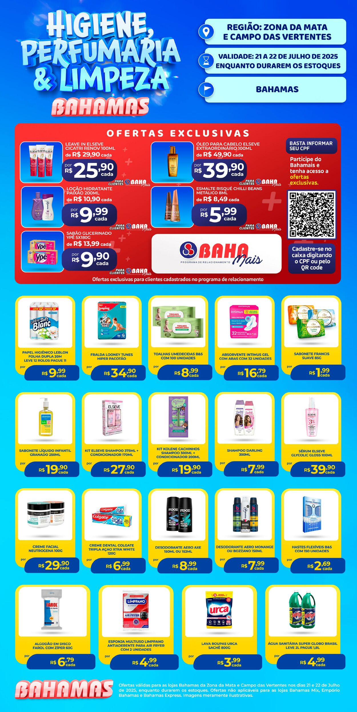 Folheto Bahamas 21.07.2025 - 22.07.2025