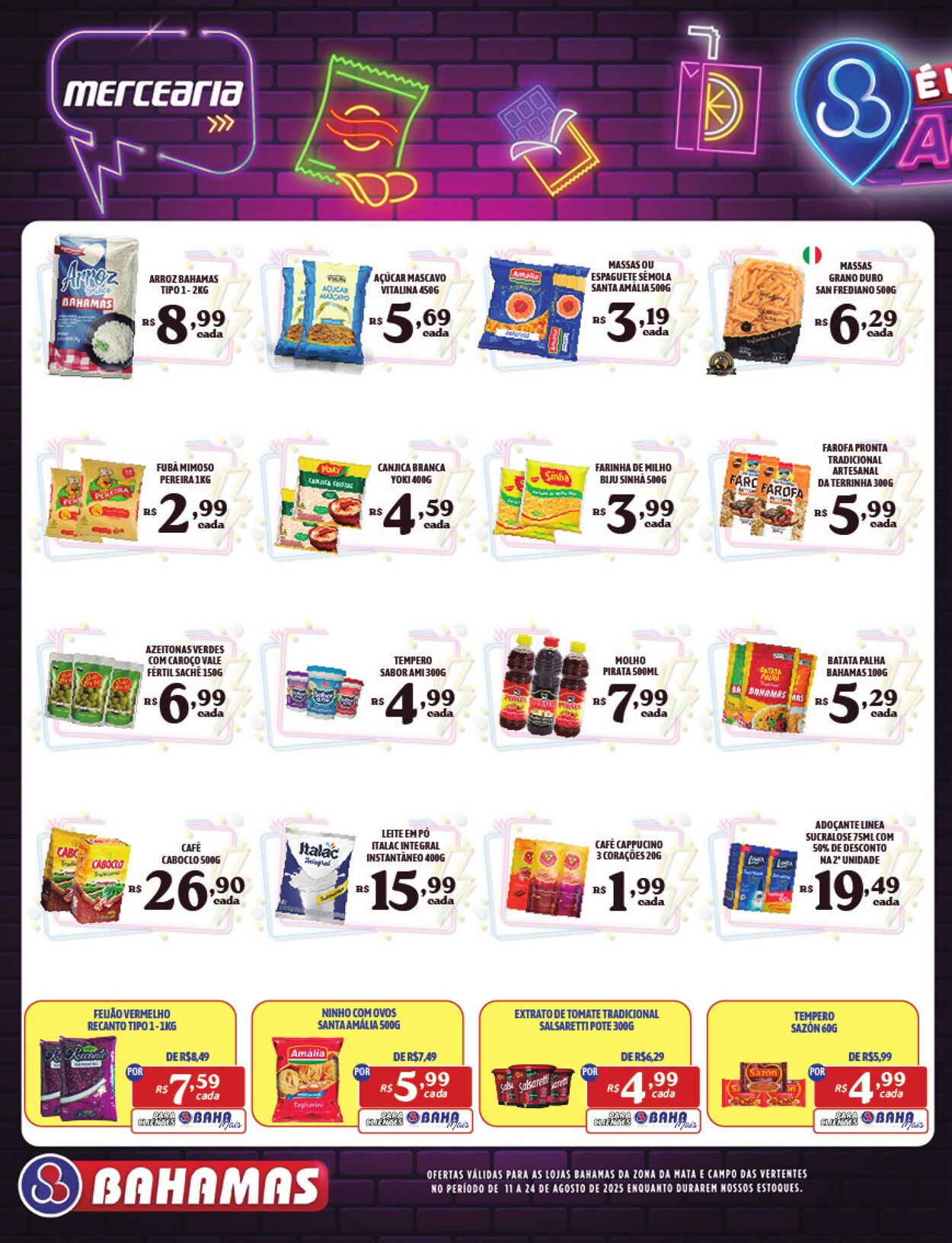 Folheto Bahamas 13.08.2025 - 24.08.2025