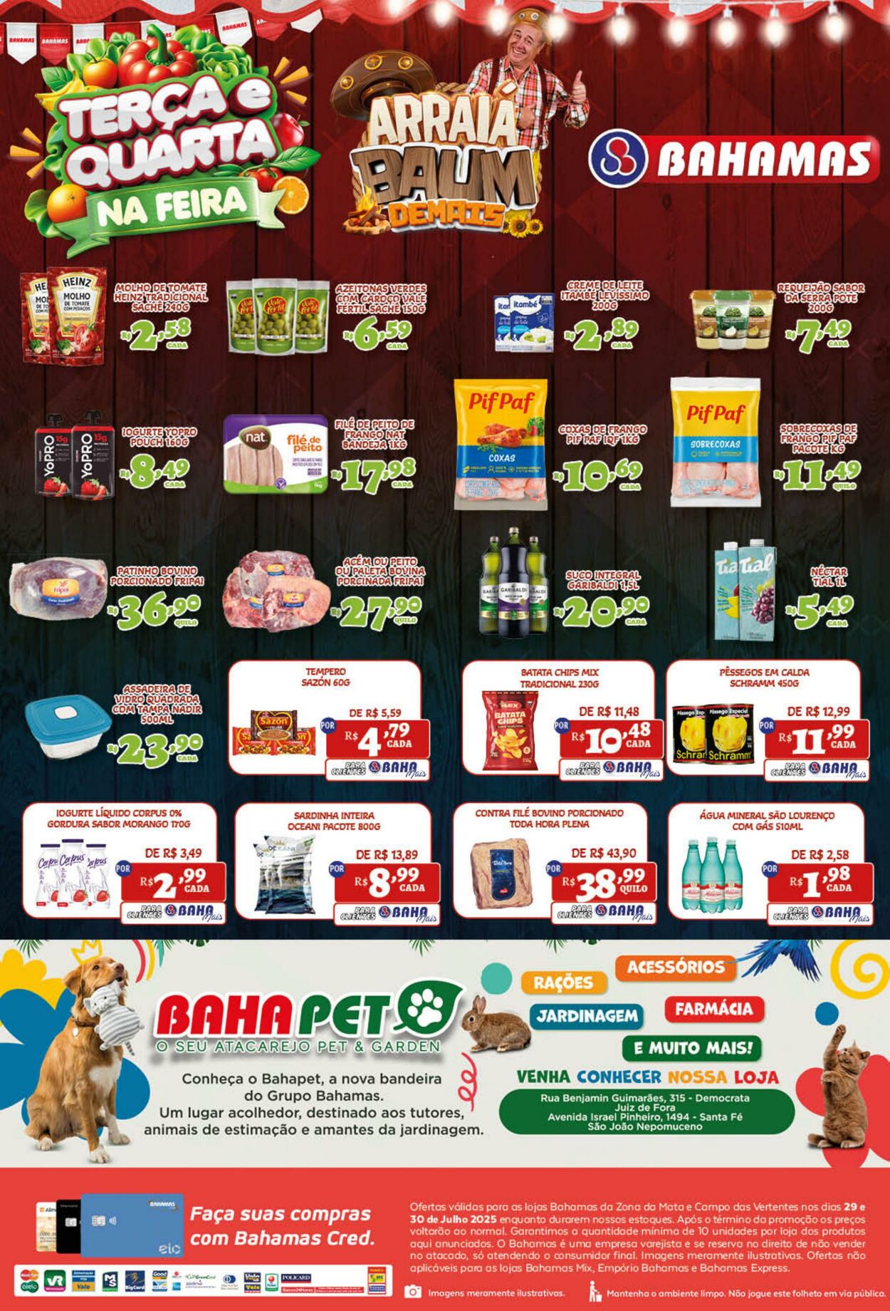 Folheto Bahamas 29.07.2025 - 30.07.2025