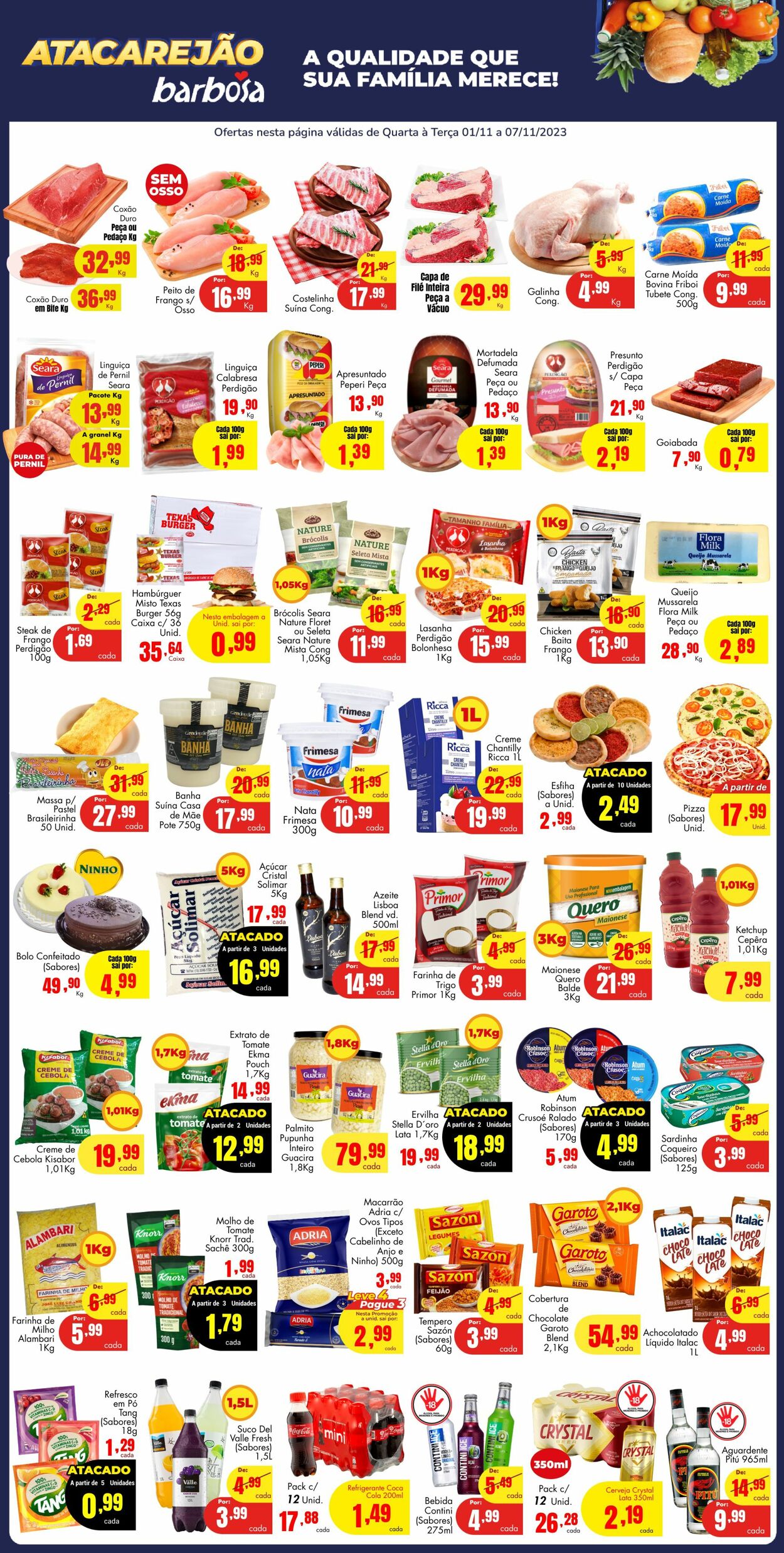 Folheto Barbosa Supermercados 01.11.2023 - 07.11.2023