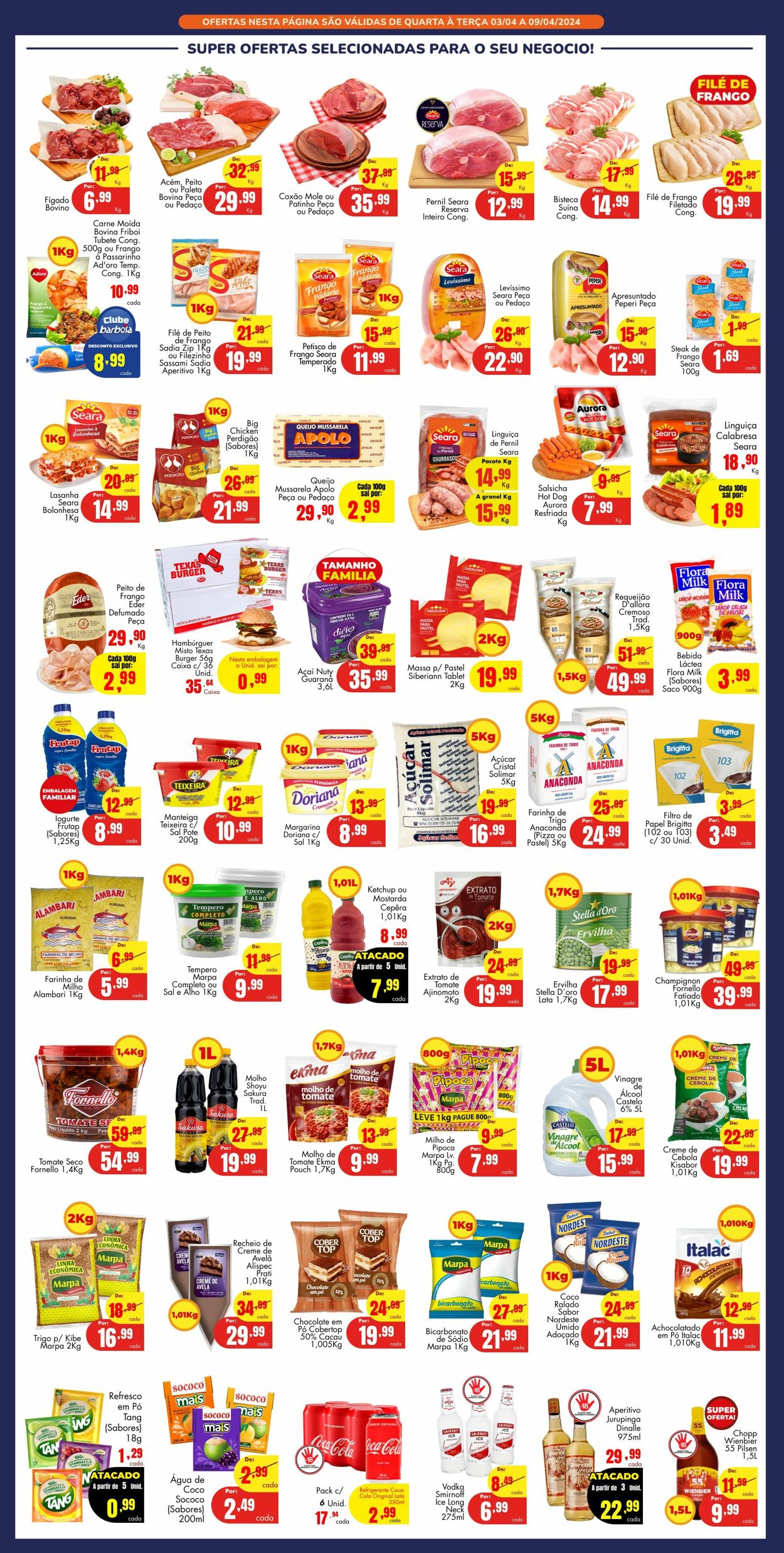 Folheto Barbosa Supermercados 03.04.2024 - 09.04.2024