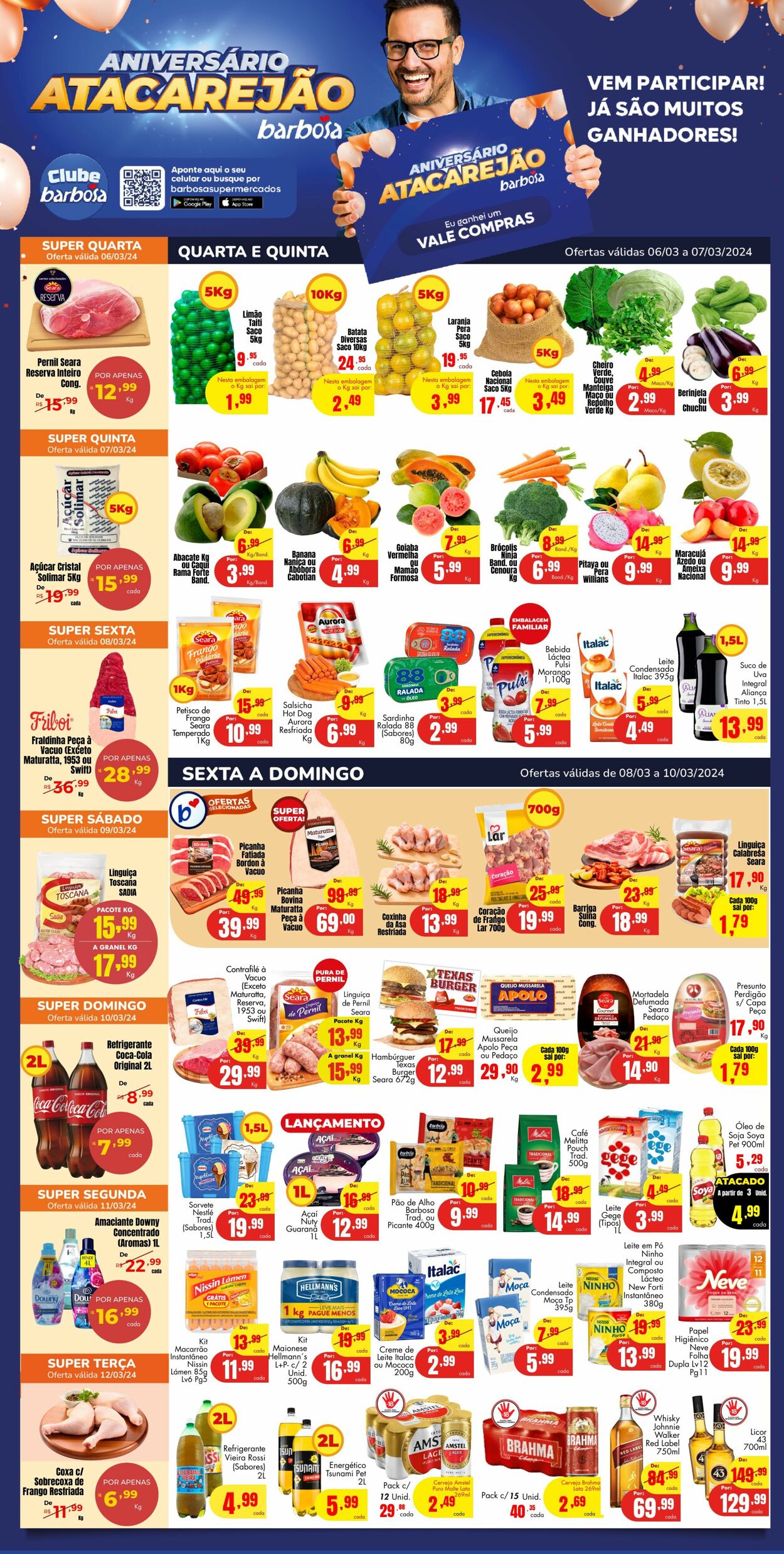 Folheto Barbosa Supermercados 06.03.2024 - 12.03.2024