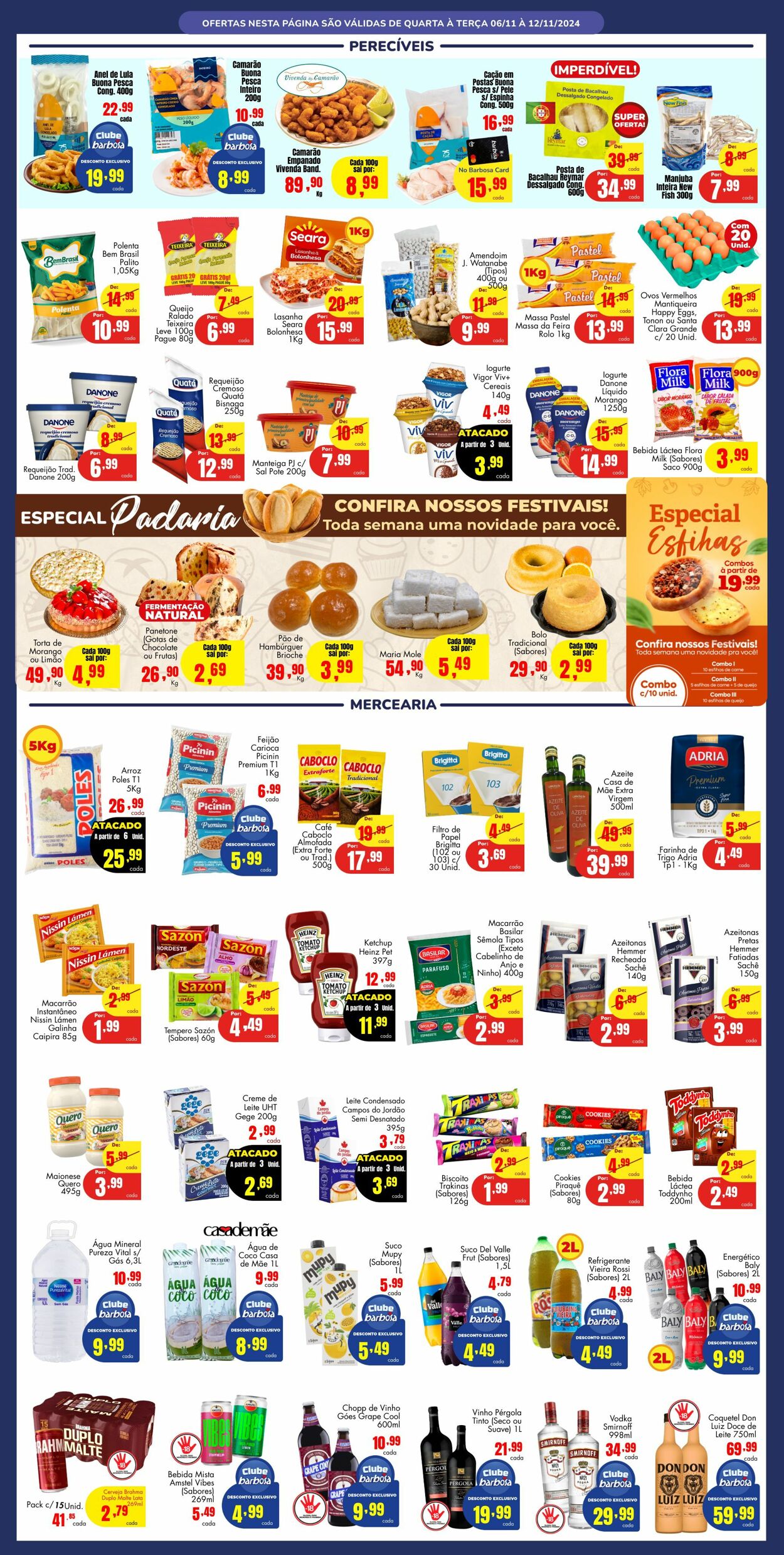 Folheto Barbosa Supermercados 06.11.2024 - 12.11.2024