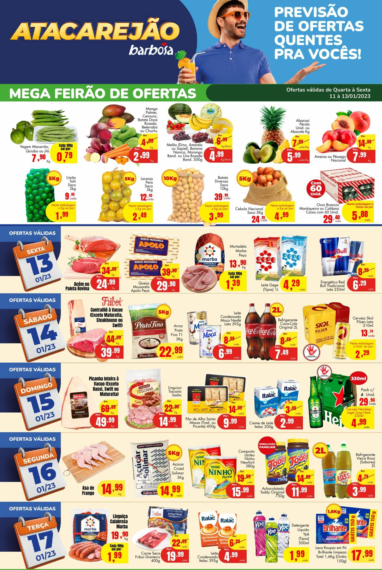 Folheto Barbosa Supermercados 11.01.2023-17.01.2023