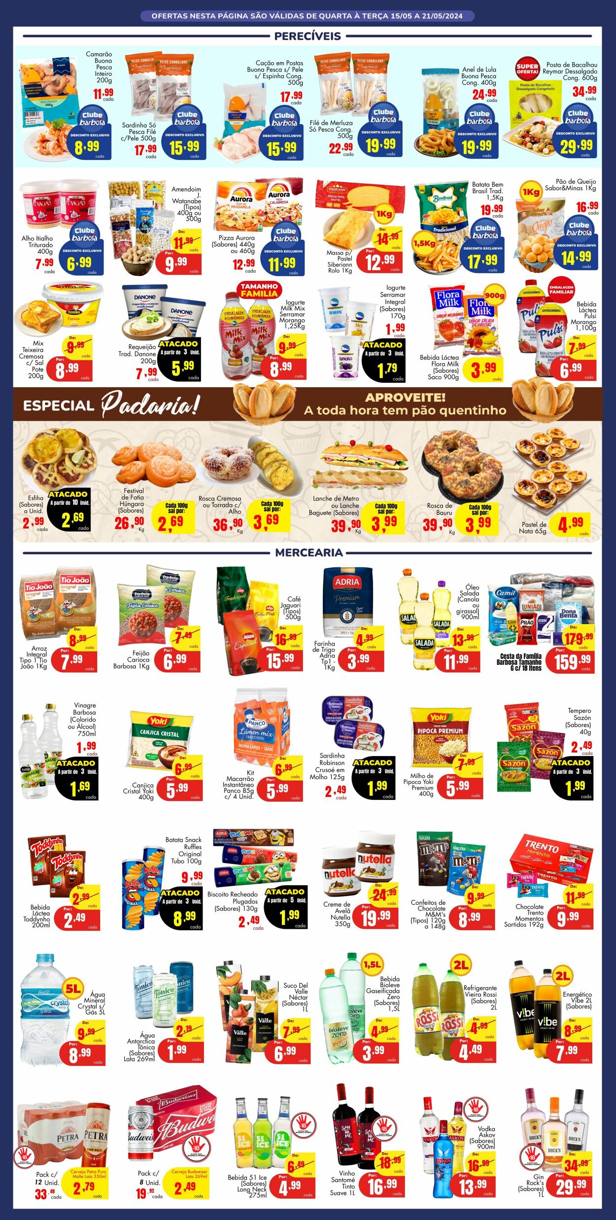 Folheto Barbosa Supermercados 15.05.2024 - 21.05.2024