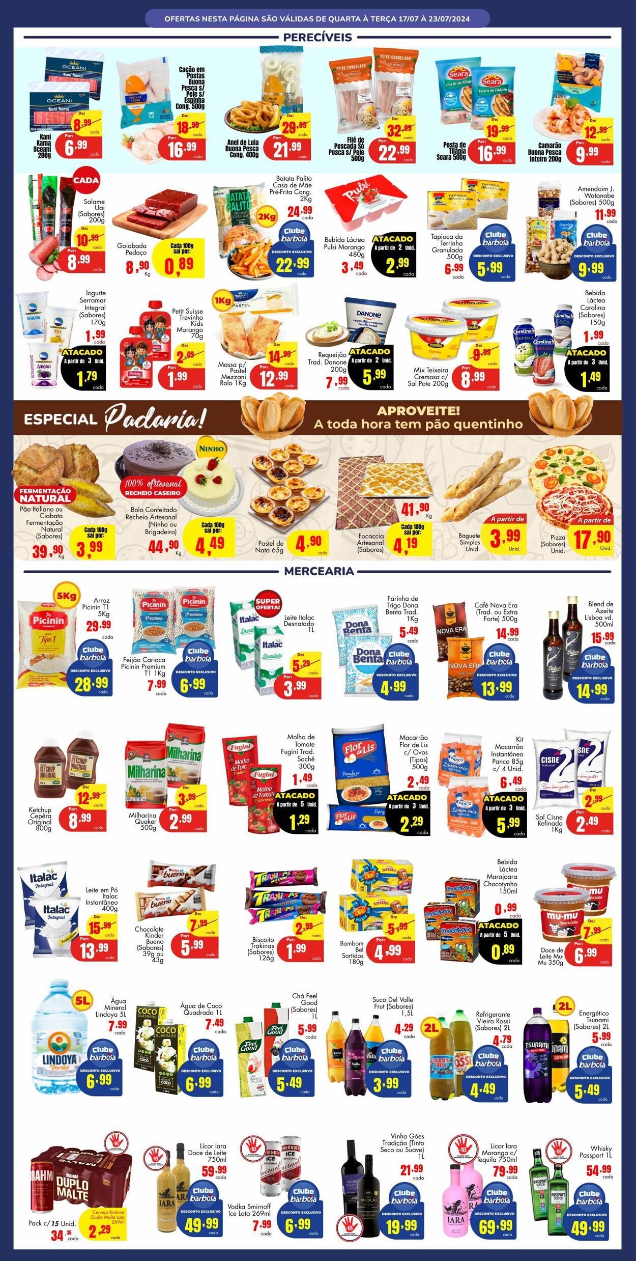 Folheto Barbosa Supermercados 17.07.2024 - 23.07.2024