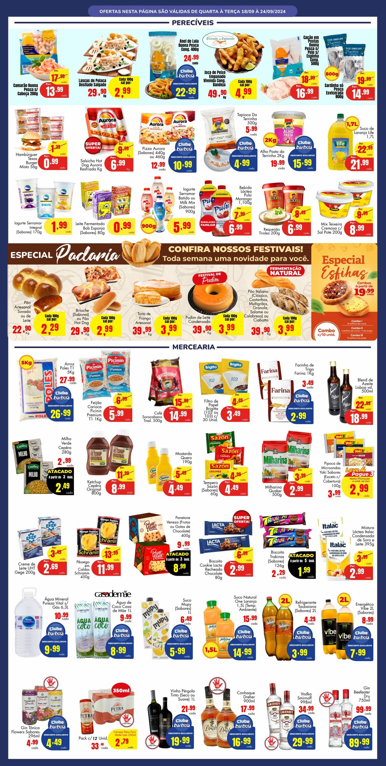 Folheto Barbosa Supermercados 18.09.2024 - 24.09.2024