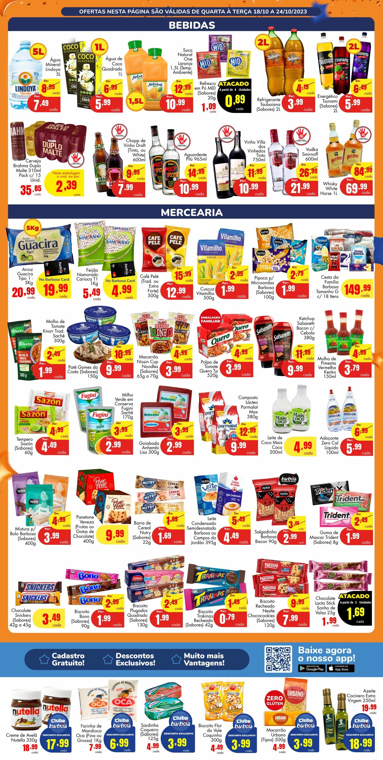 Folheto Barbosa Supermercados 18.10.2023 - 24.10.2023