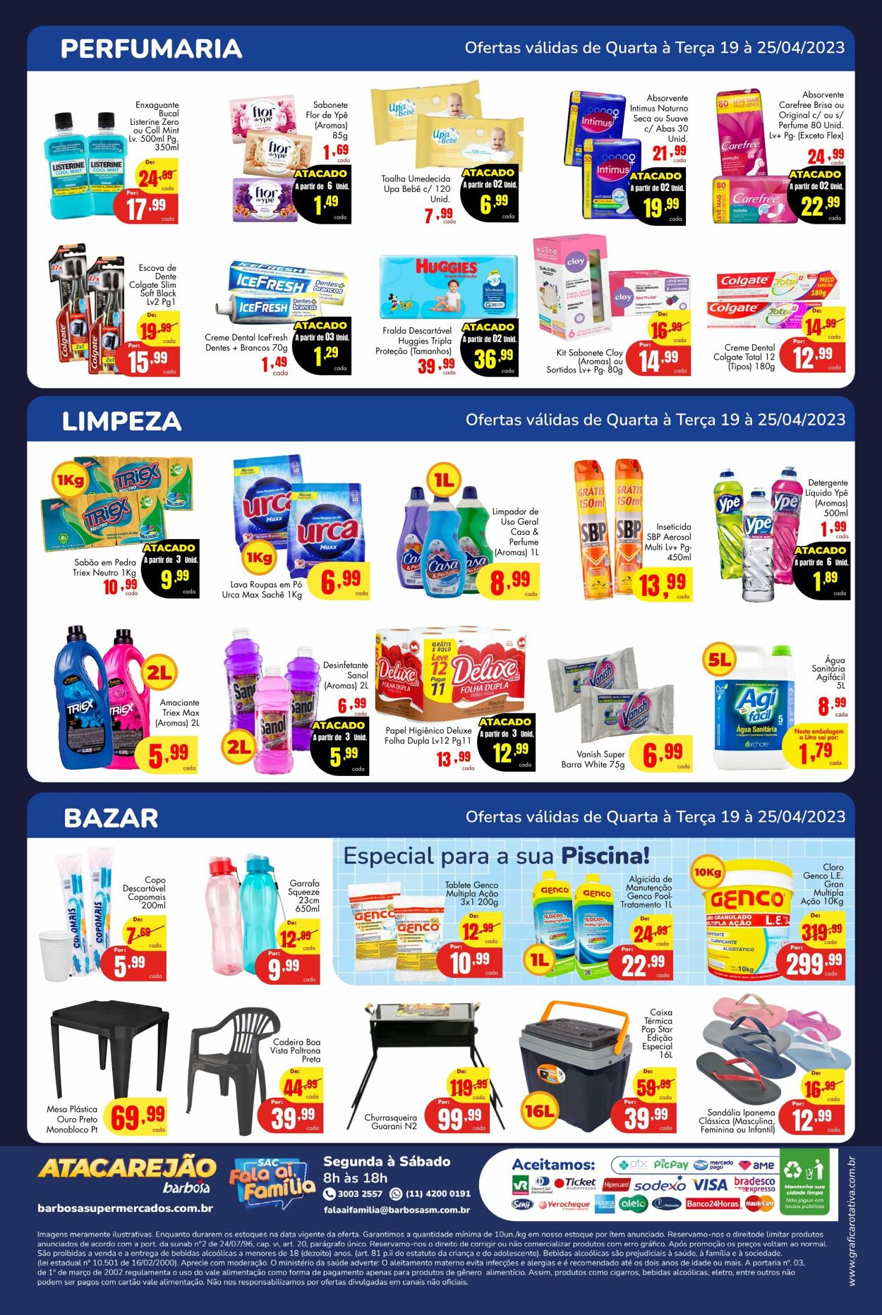 Folheto Barbosa Supermercados 19.04.2023 - 25.04.2023