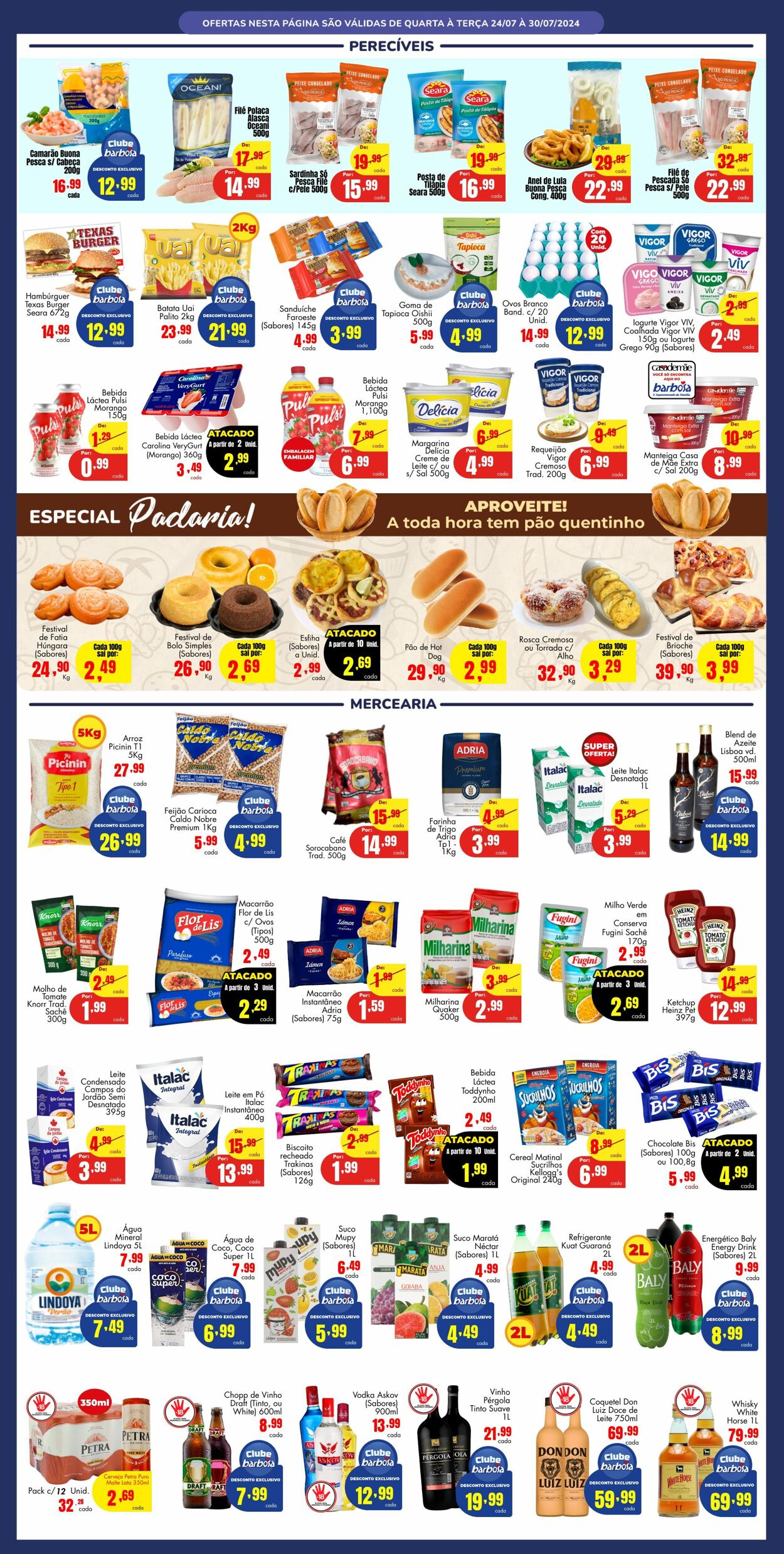 Folheto Barbosa Supermercados 24.07.2024 - 30.07.2024