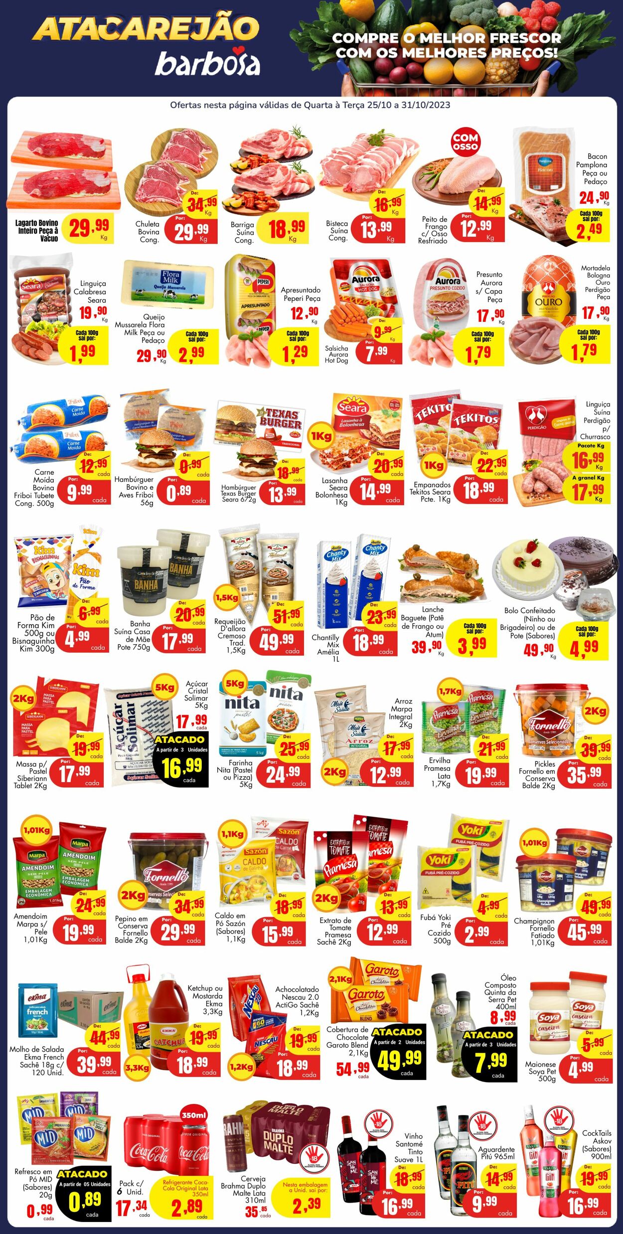 Folheto Barbosa Supermercados 25.10.2023 - 31.10.2023