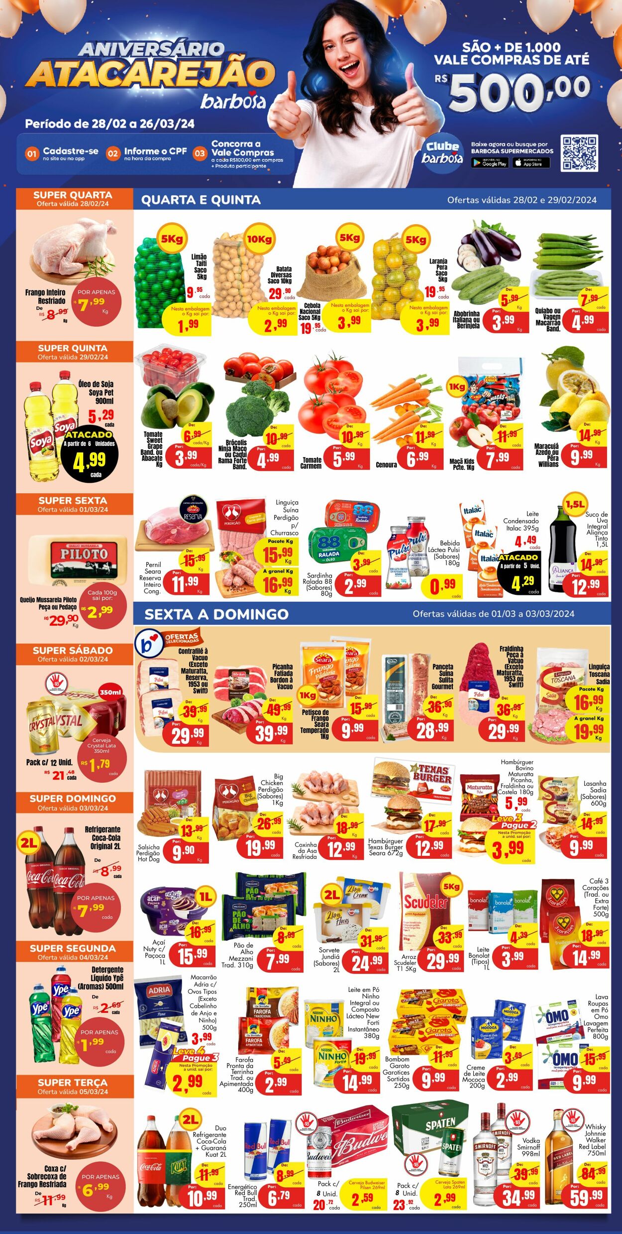 Folheto Barbosa Supermercados 28.02.2024 - 05.03.2024