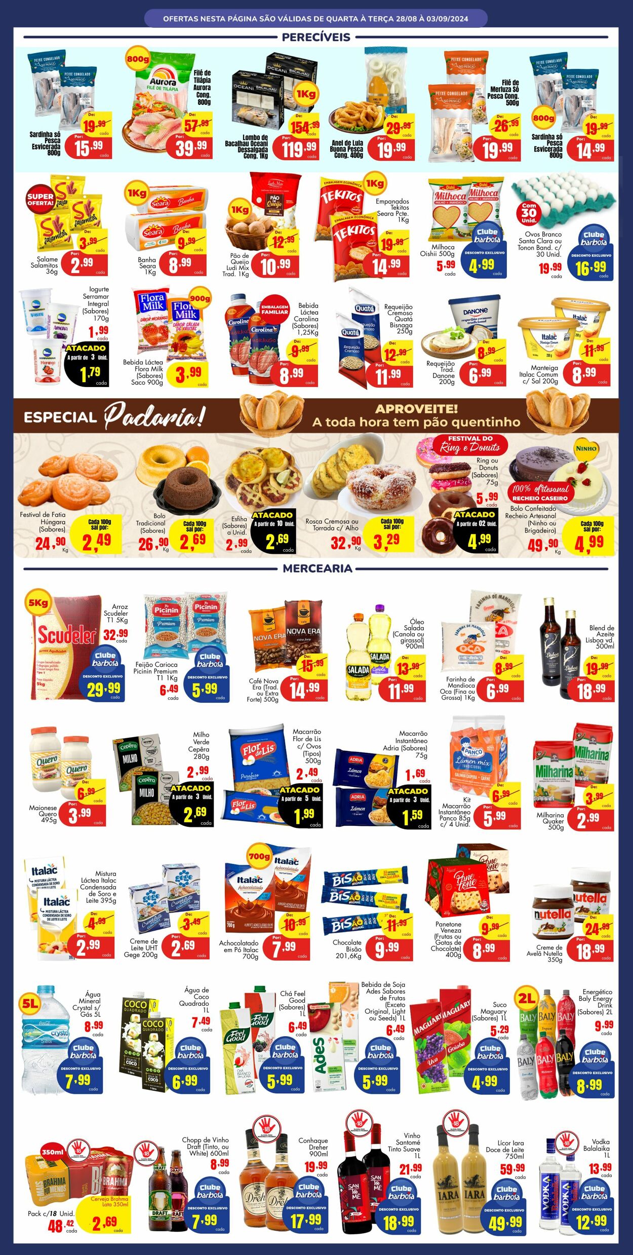 Folheto Barbosa Supermercados 28.08.2024 - 03.09.2024