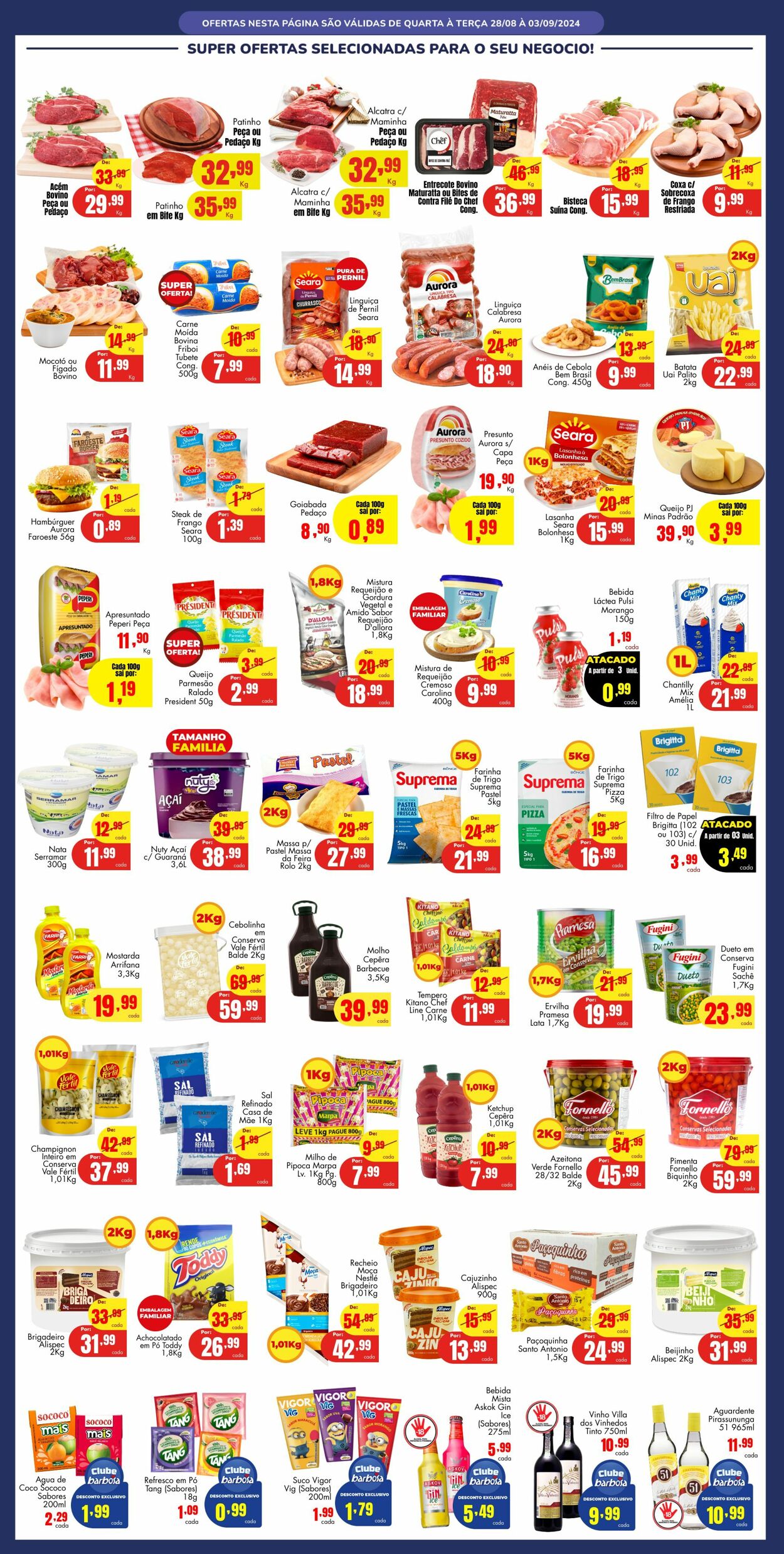 Folheto Barbosa Supermercados 28.08.2024 - 03.09.2024