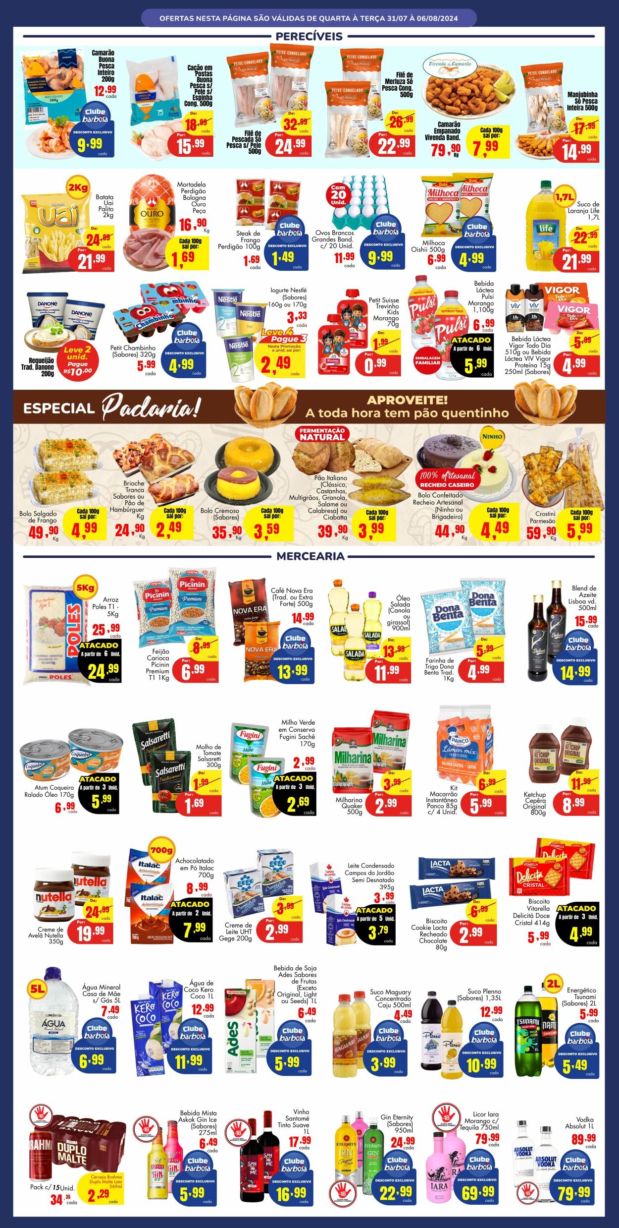 Folheto Barbosa Supermercados 31.07.2024 - 06.08.2024