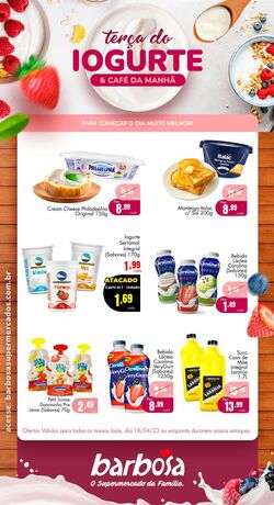Folheto Barbosa Supermercados 18.04.2023 - 18.04.2023
