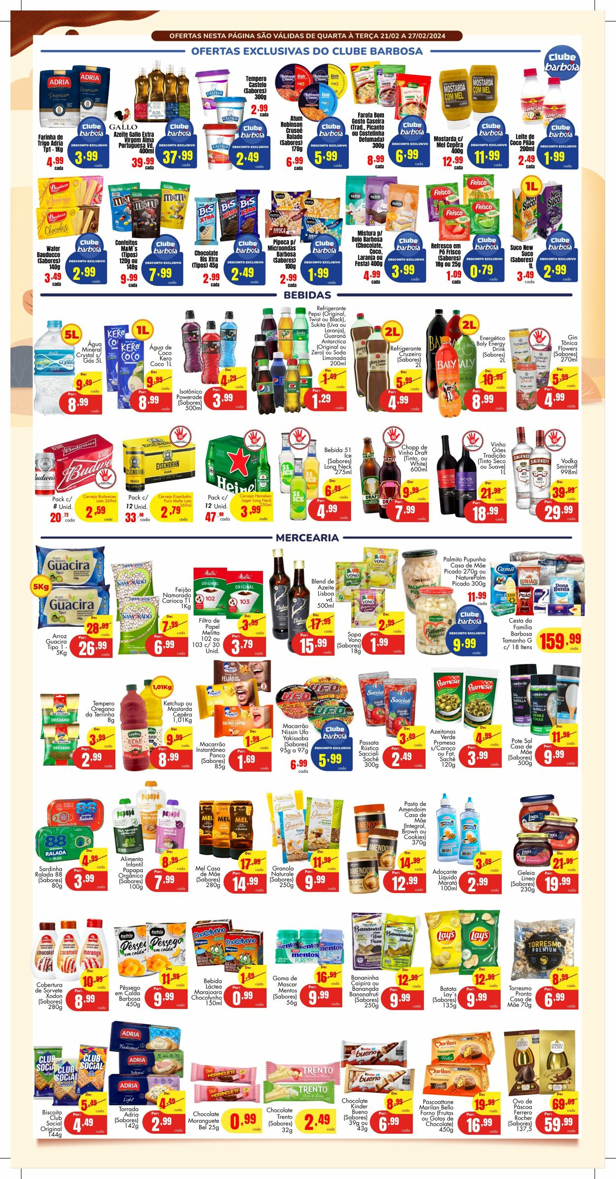 Folheto Barbosa Supermercados 21.02.2024 - 27.02.2024