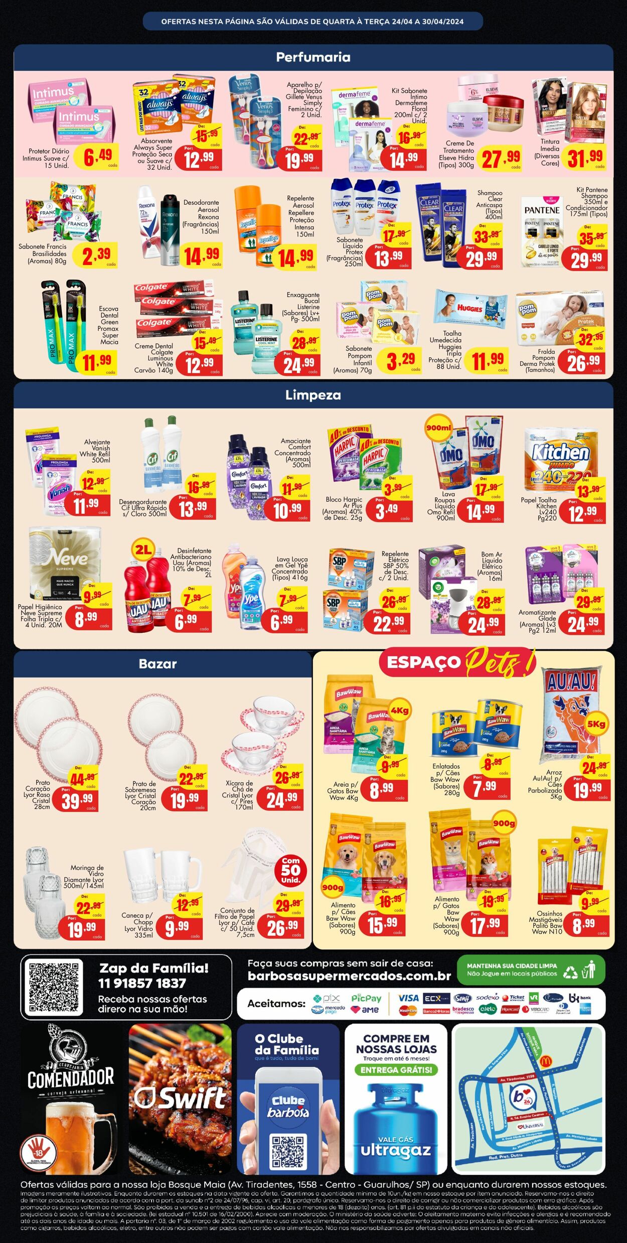 Folheto Barbosa Supermercados 24.04.2024 - 30.04.2024