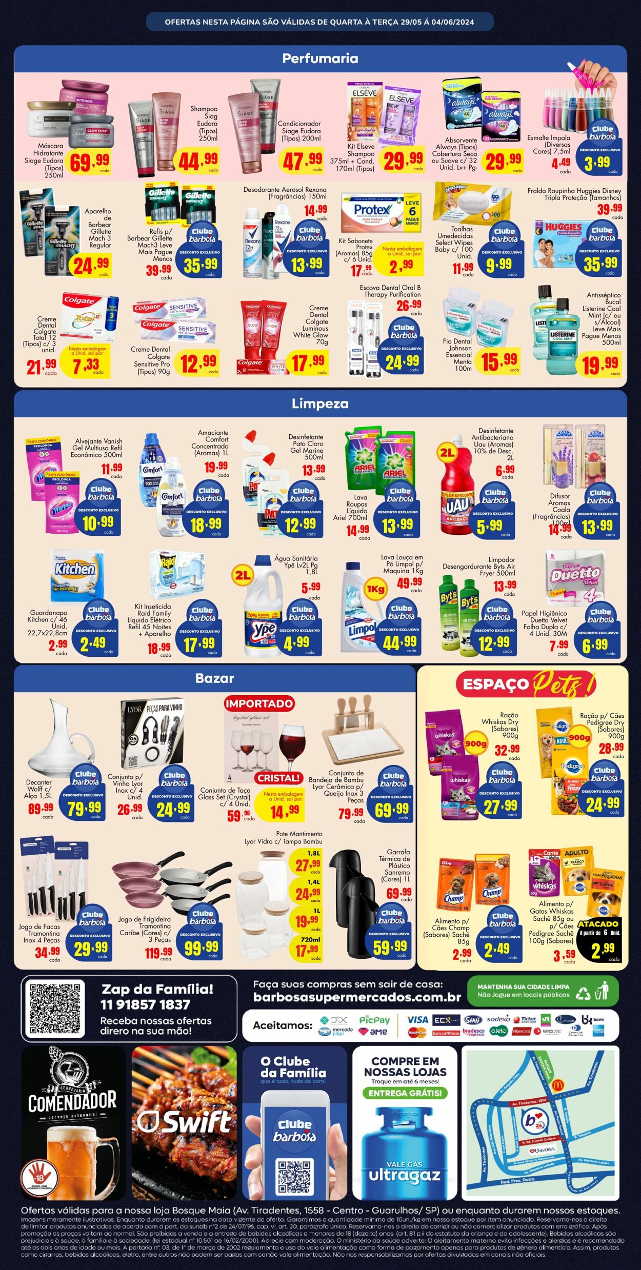 Folheto Barbosa Supermercados 29.05.2024 - 04.06.2024