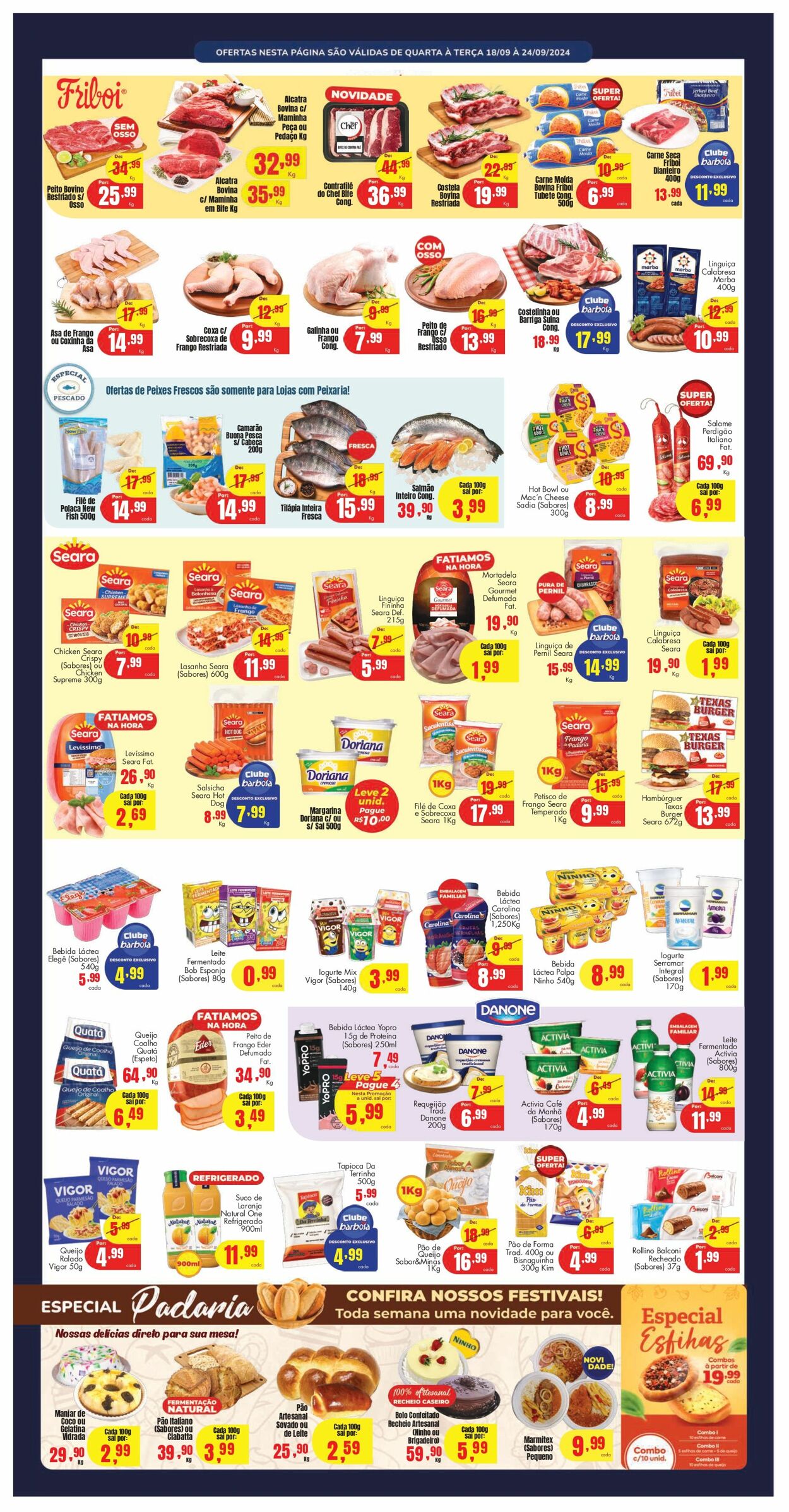 Folheto Barbosa Supermercados 18.09.2024 - 24.09.2024