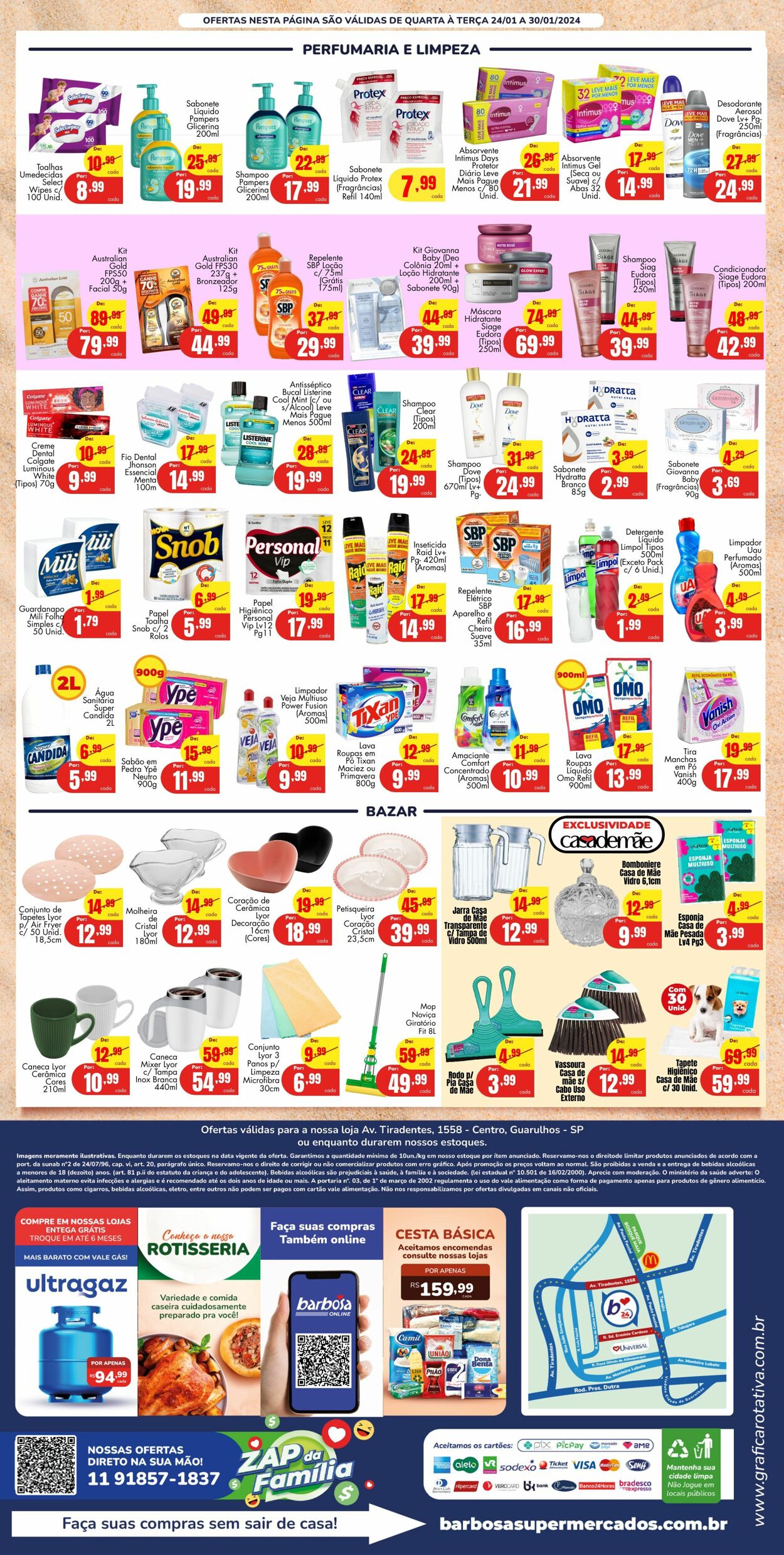 Folheto Barbosa Supermercados 24.01.2024 - 30.01.2024