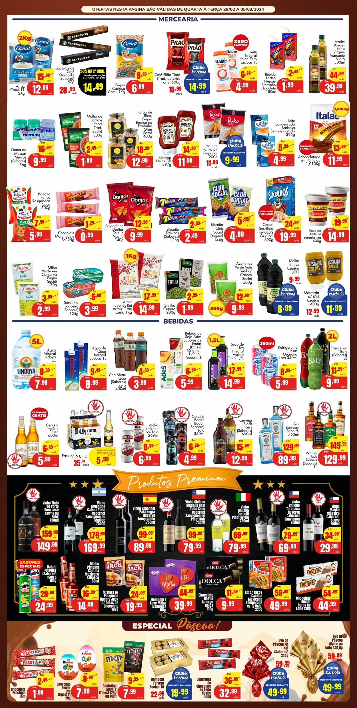 Folheto Barbosa Supermercados 28.02.2024 - 05.03.2024