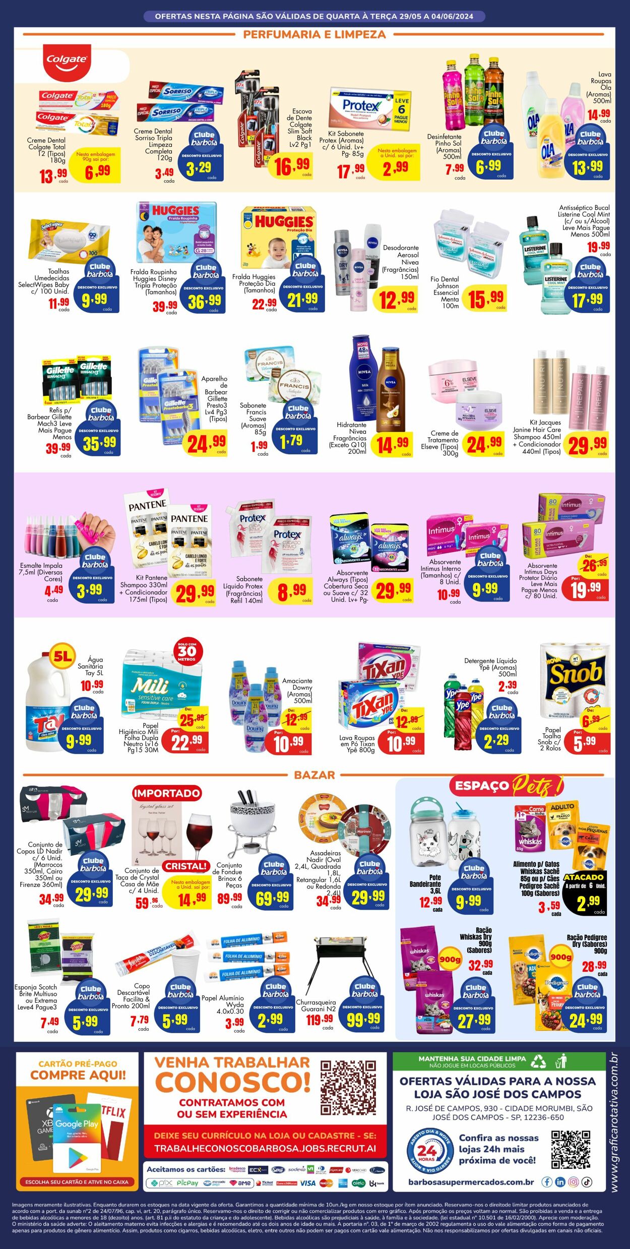 Folheto Barbosa Supermercados 29.05.2024 - 04.06.2024