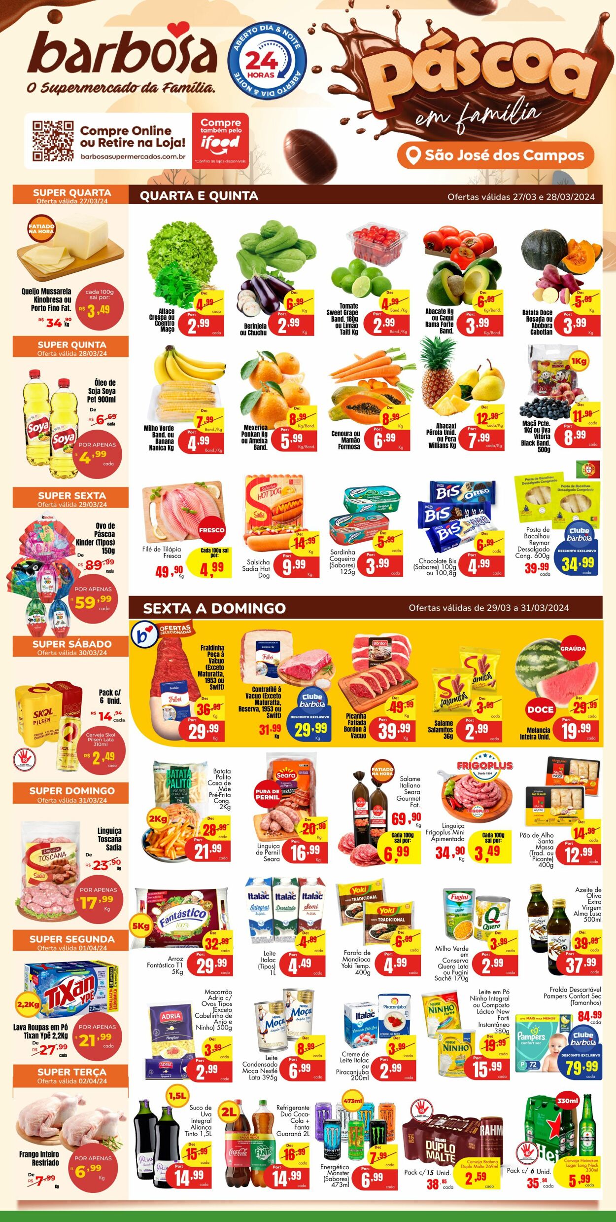 Folheto Barbosa Supermercados 27.03.2024 - 02.04.2024