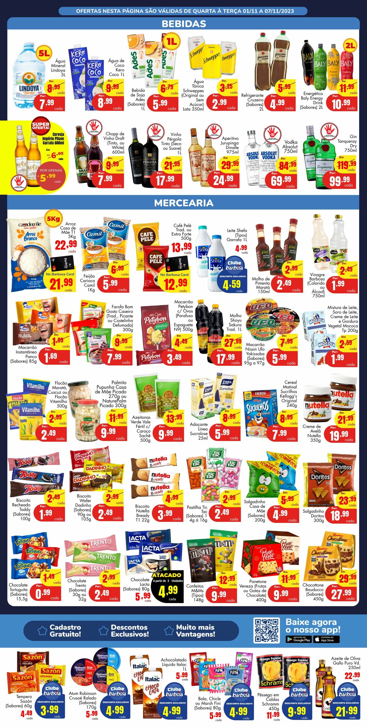 Folheto Barbosa Supermercados 01.11.2023 - 07.11.2023